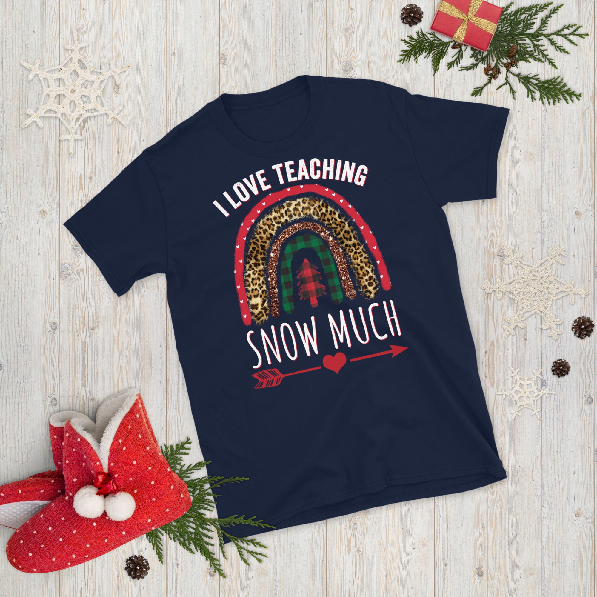 I Love Teaching Snow Much Shirt, Funny Winter Shirt for Teachers, Xmas Gift For Teacher, Teacher Christmas Shirt, Snow Day Shirt, Xmas Gifts - Madeinsea©