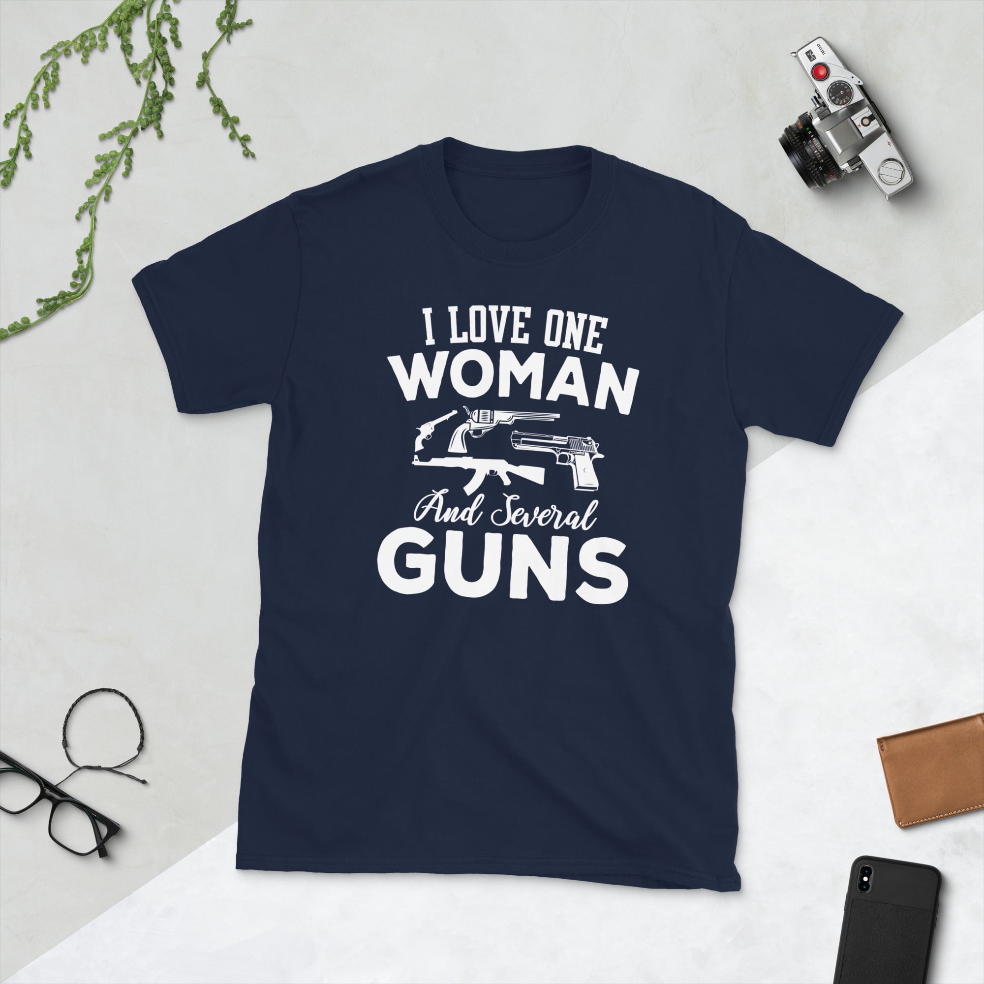 I Love One Woman and Several Guns, 2nd Amendment Shirt, 2A Shirt, Patriotic Gifts, Pro Guns,Gun Owner Gift, Funny Republican Gifts, Guns Tee - Madeinsea©