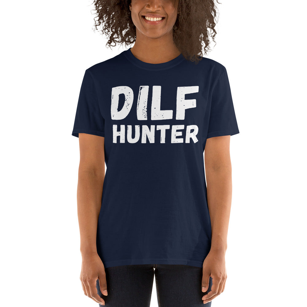 DILF Hunter Shirt, DILF Tshirt, Funny Wife Shirt, Offensive Humour, I Love Hot Dads, Funny DILF Gifts, New Dad Shirt, Funny Dad Gift - Madeinsea©