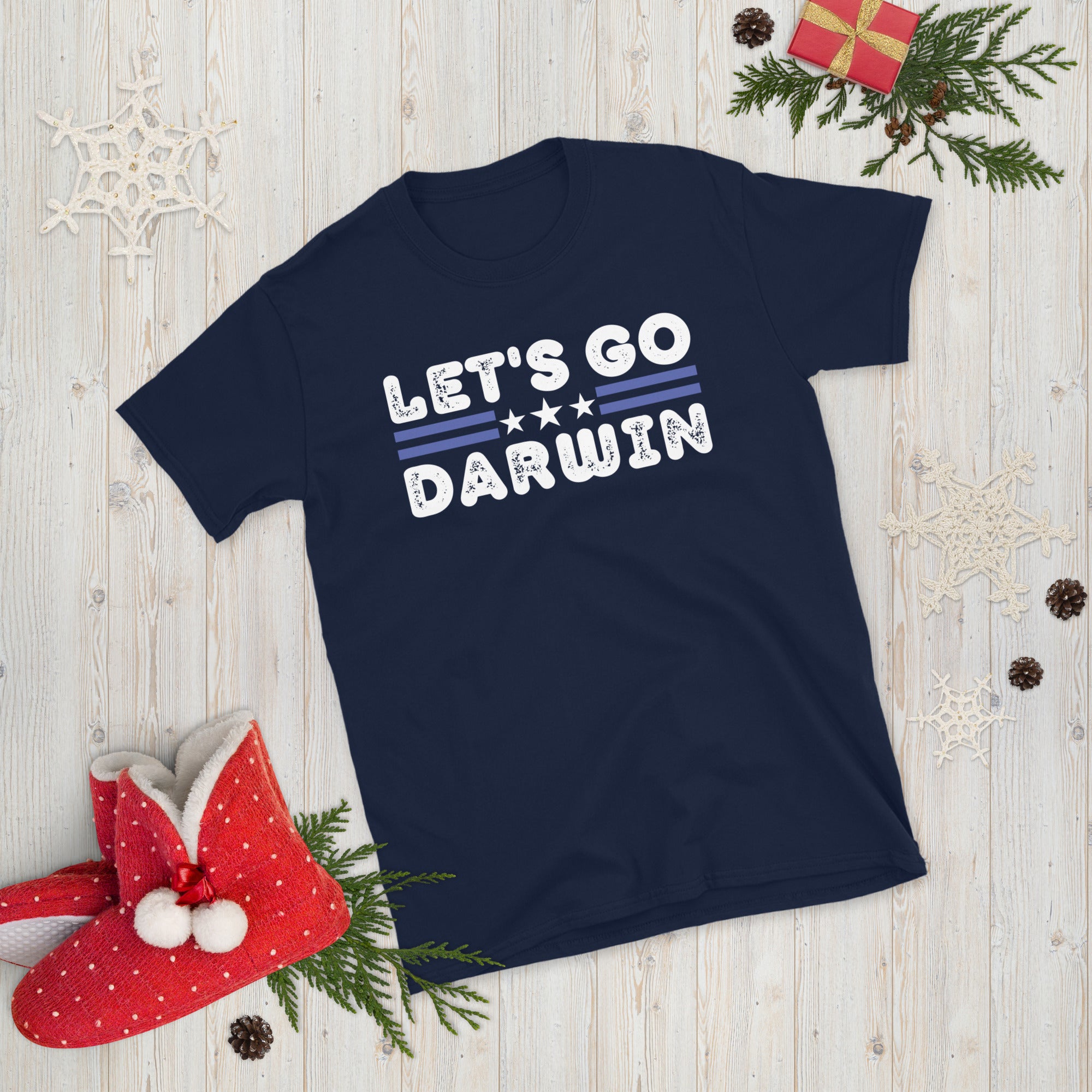 Lets Go Darwin Shirt, Let&#39;s Go Darwin, Pro Biden, Fully Vaccinated, Let&#39;s Go Darwin T-shirt, Provaccine, Funny Darwin Shirt - Madeinsea©