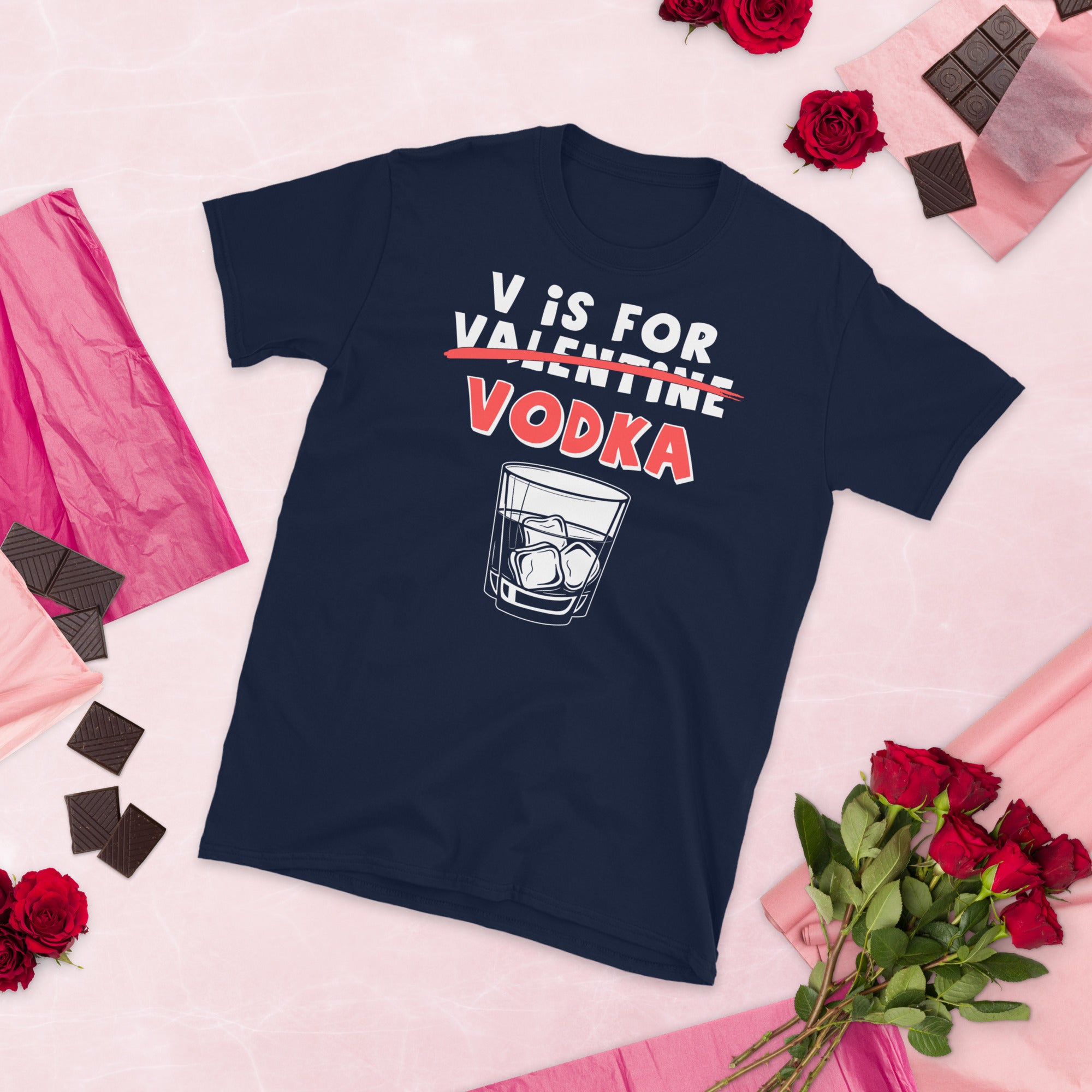V Is For Vodka Shirt, Vodka Lover TShirt, Funny Valentine&#39;s Day Shirt, Vodka Shirt, Valentines Day Gifts, Funny Alcohol Gift, Vodka Tee