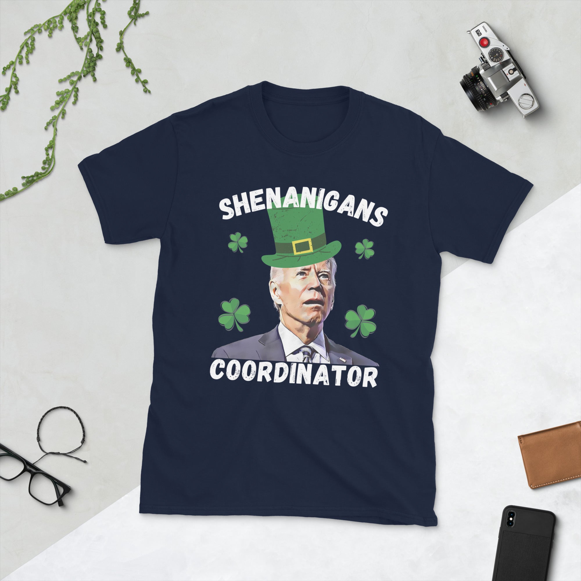 Funny St Patricks Day Shirt, Shenanigans Coordinator Shirt, Funny Biden Shirt, St Patricks Biden T-Shirt, Saint Patricks Day Funny Gifts - Madeinsea©