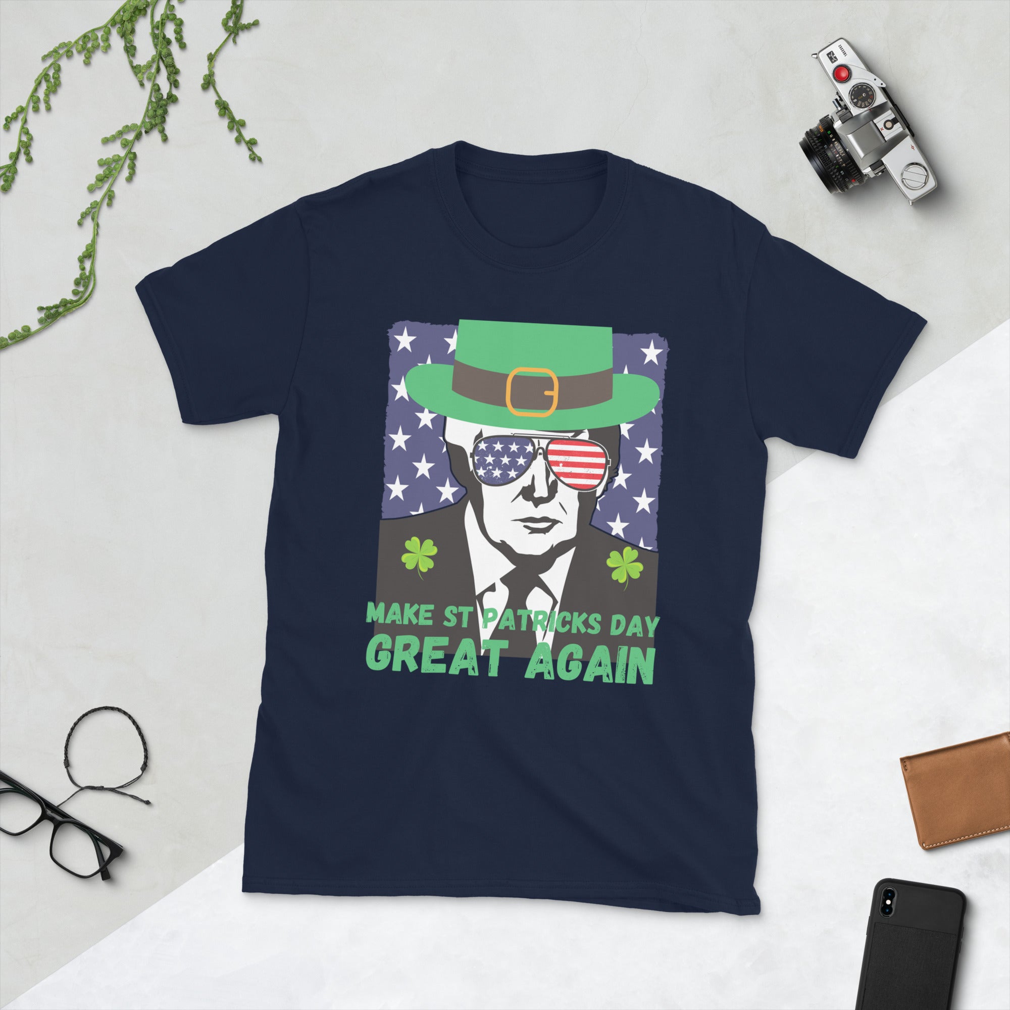 Donald Trump Make St Patrick&#39;s Day Great Again, Funny St Patrick&#39;s Shirt, Republican Gifts, St Patricks Shirt for Men, Irish Women Gift Tee - Madeinsea©