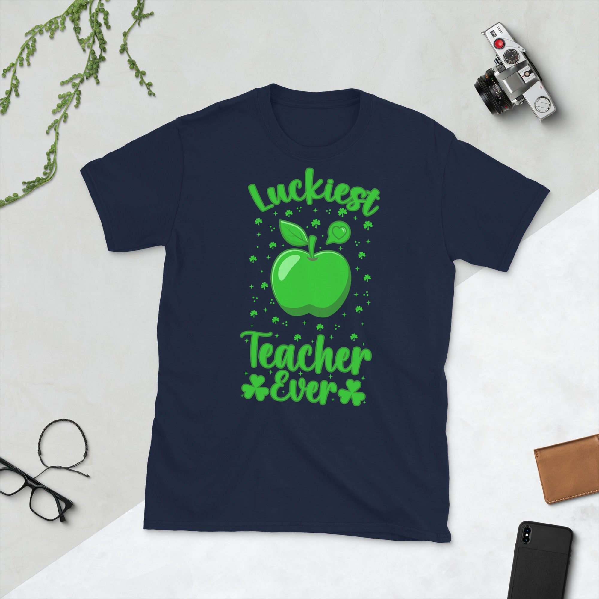 Luckiest Teacher Ever, St Patricks Day Teacher Shirt, Teacher Shirt, St Patricks Day Teacher Gifts, Irish Teacher TShirt, One Lucky Teacher - Madeinsea©