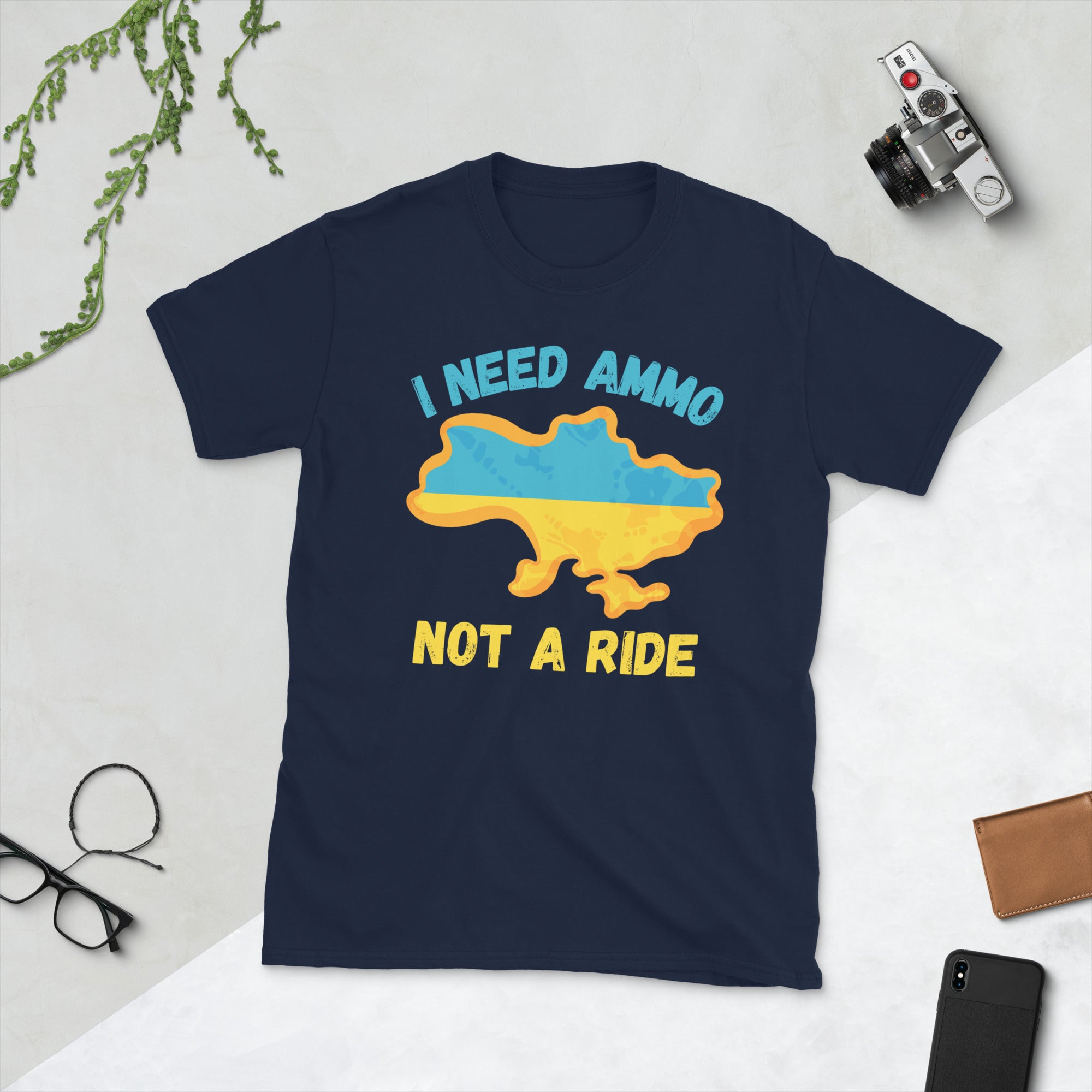 I Need Ammo Not A Ride Shirt, President Zelensky Shirt, Support Ukraine Shirt, Stand with Ukraine Tee, Puck Futin Shirt, Ukraine Flag Shirt