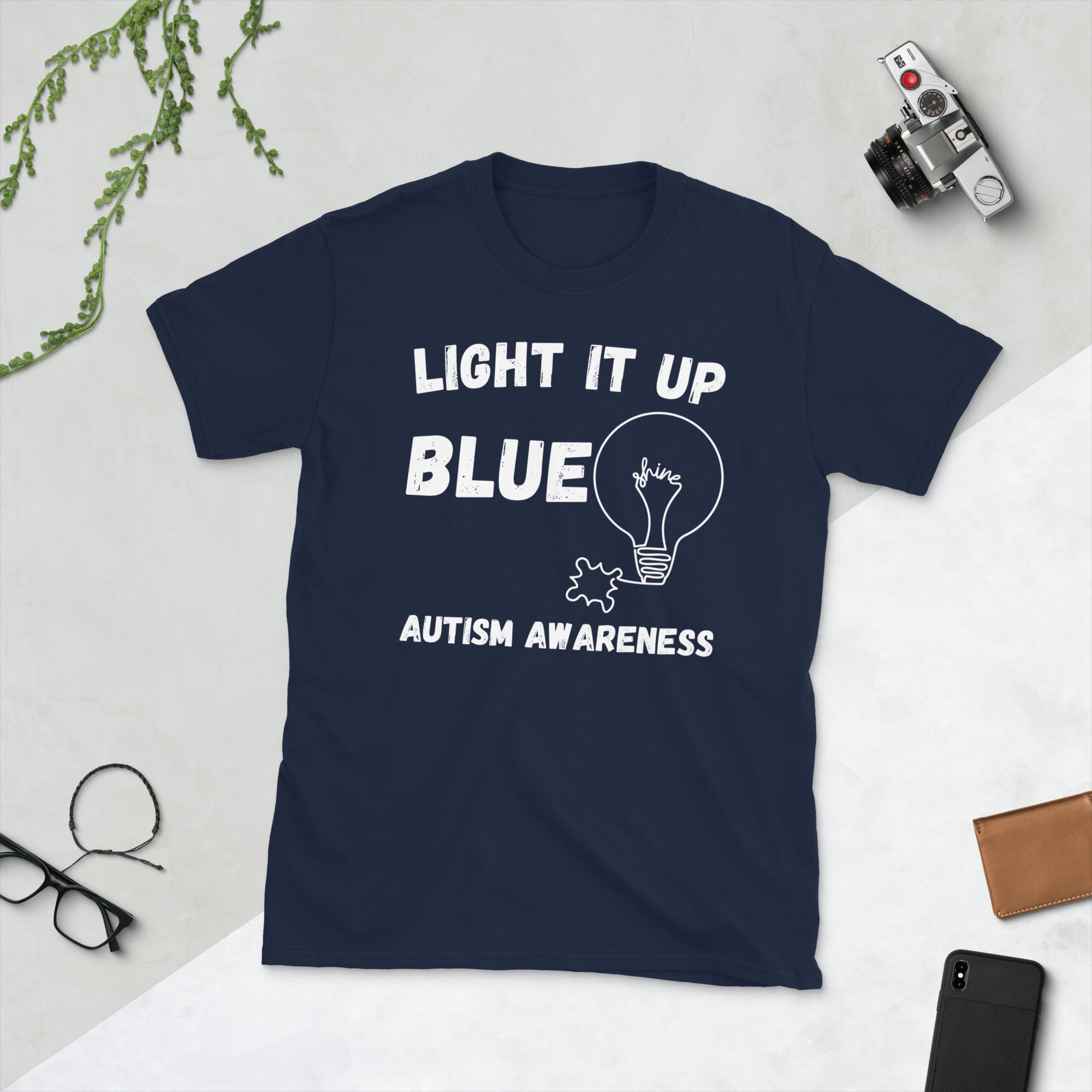 Light It Up Blue Autism Shirt, Autism Awareness Tshirt, Autism Mom Shirt, Neurodivergent Shirt, We Wear Blue Shirt, Autistic Support T Shirt - Madeinsea©