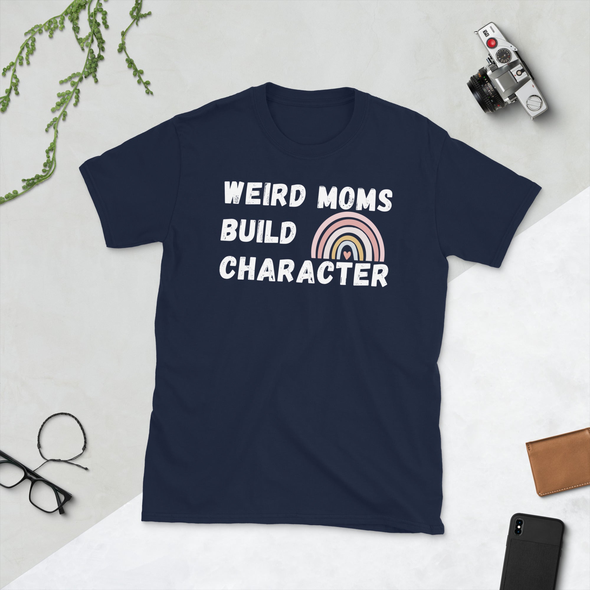 Weird Moms Build Character Shirt, Boho Rainbow Mom Shirt, Funny Mothers Day Gifts, Funny Mom Shirt, Weird Mom Shirt, Awkward Mom Cute TShirt