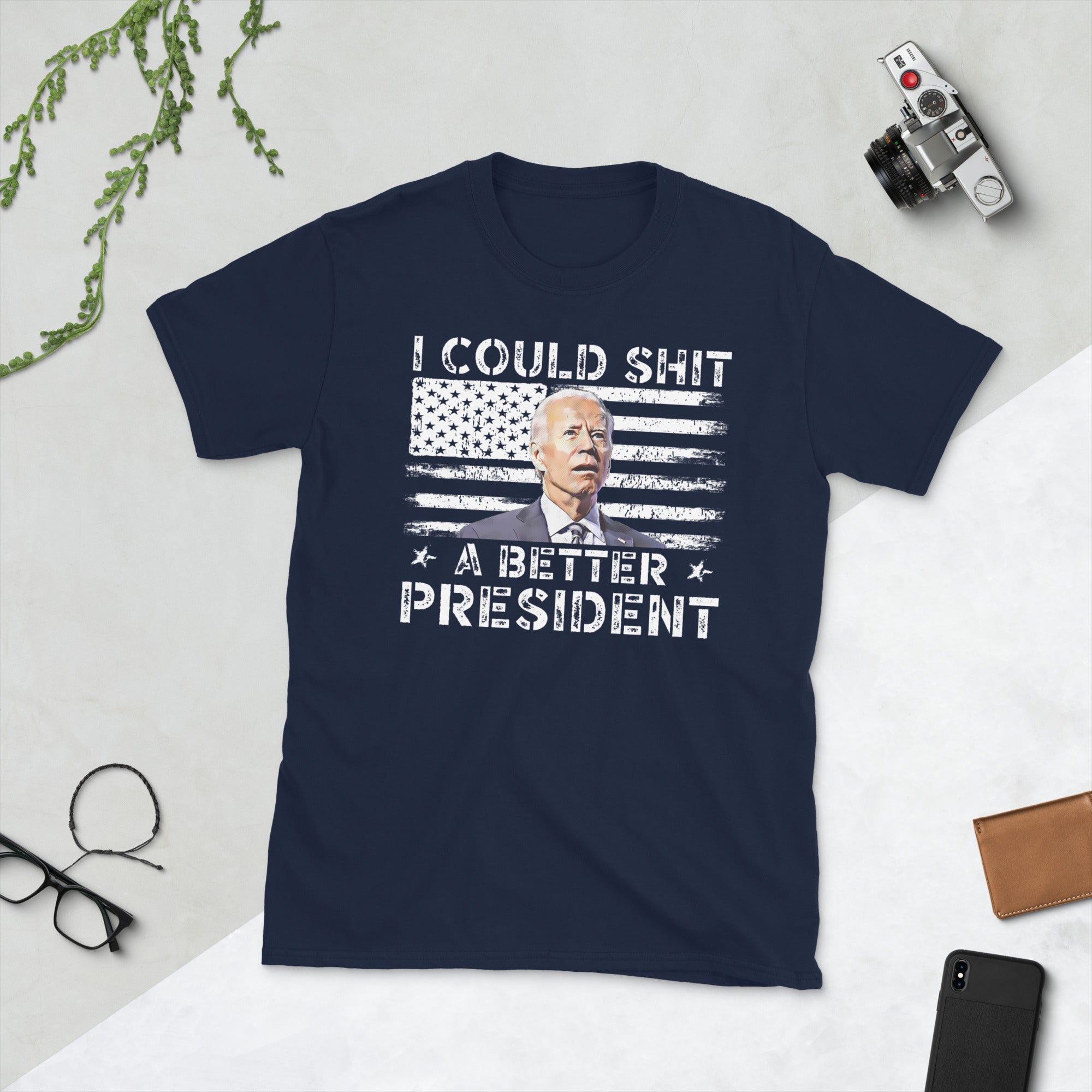 Podría cagar en un mejor presidente, camisa divertida de Biden, camisa republicana, camisa FJB, camisa conservadora, camiseta patriota estadounidense, regalos de Joe Biden