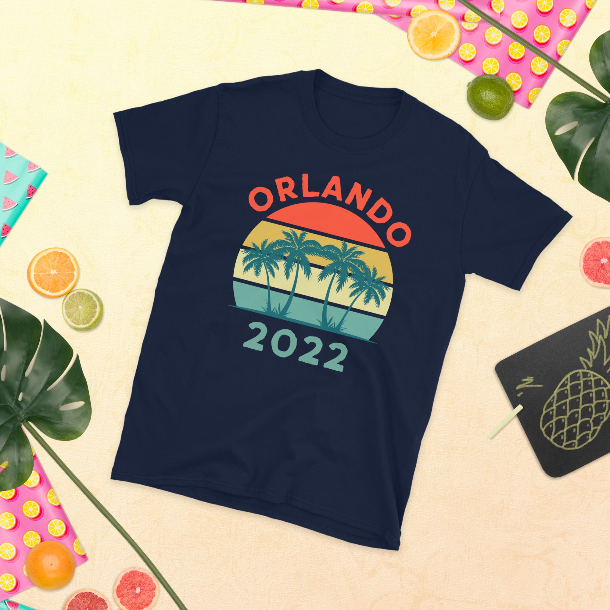 Orlando Sommerurlaub Florida 2022 Shirt, Orlando Familienurlaub Shirt, Orlando Florida Geschenk, passendes Reiseshirt, Orlando Sommerreise T-Shirt