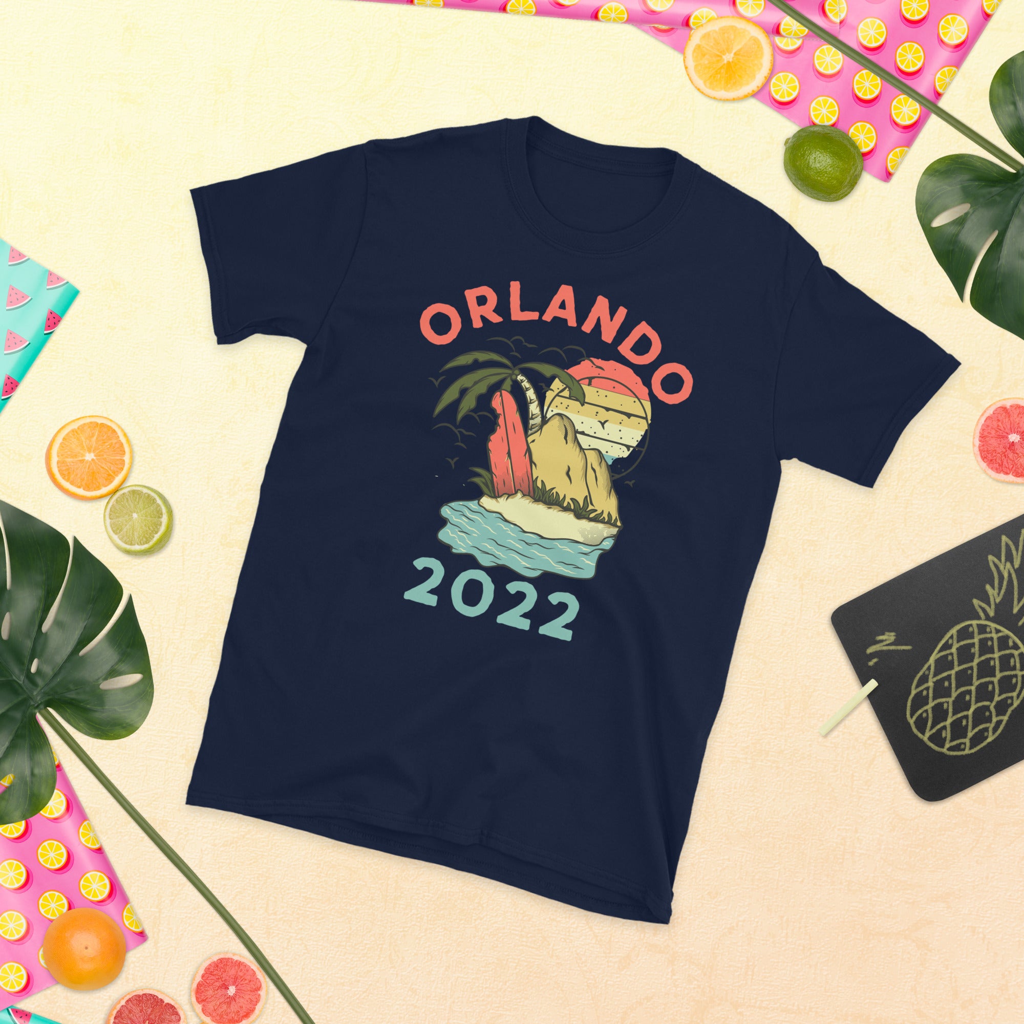 Orlando Sommerurlaub Florida 2022 Shirt, Orlando Familienurlaub Shirt, Orlando Florida Geschenk, passendes Reiseshirt, Orlando Sommerreise T-Shirt