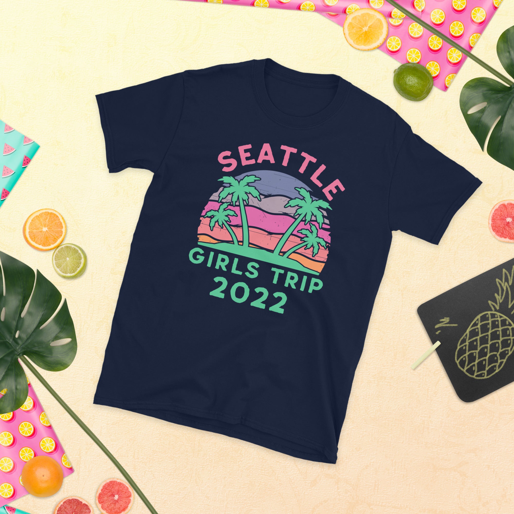 Seattle Girls Trip 2022 Shirt, Vintage Seattle T-Shirt, Seattle Washington, Seattle Summer Vacation, Matching Trip Shirts, Travel Gift Shirt