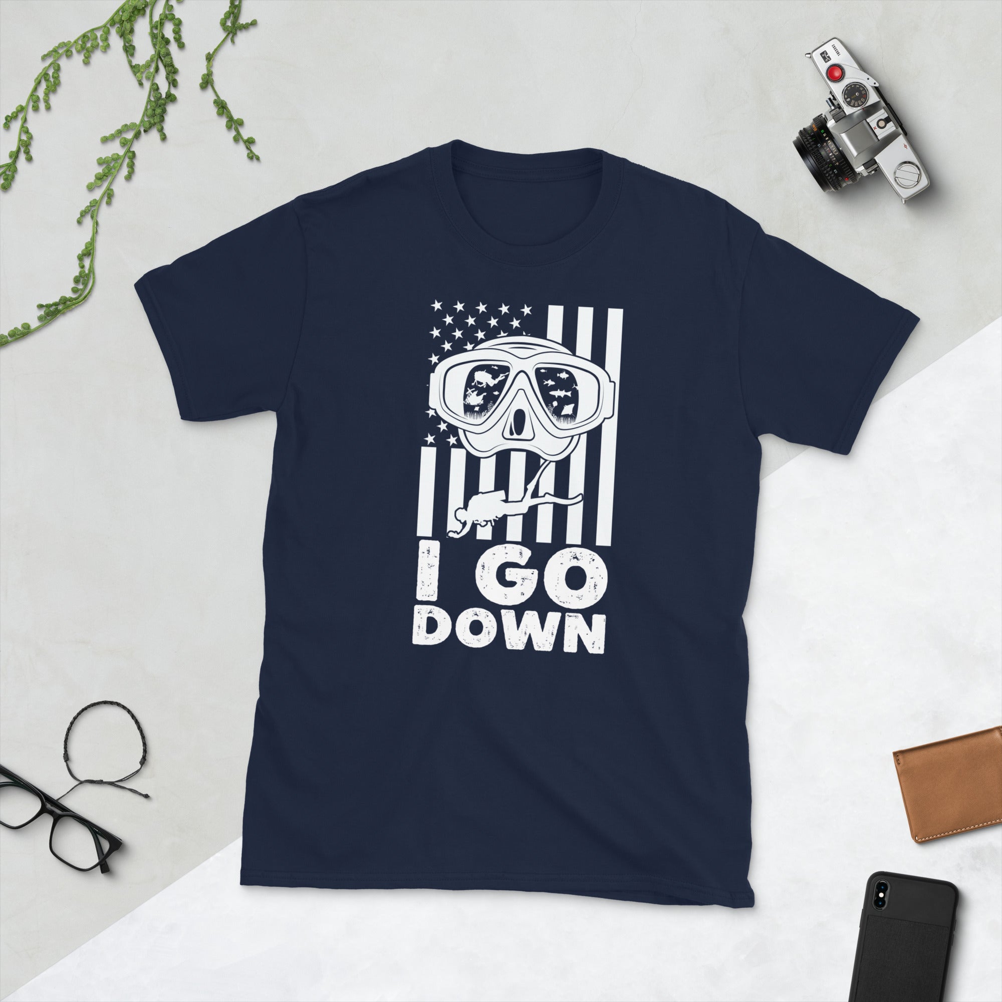 I Go Down Funny Scuba Diving Instructor Shirt, Freediving Tee, Vintage Scuba Diver Tshirt, Gift for Diver, Deep Sea Diver, Snorkeling Shirt