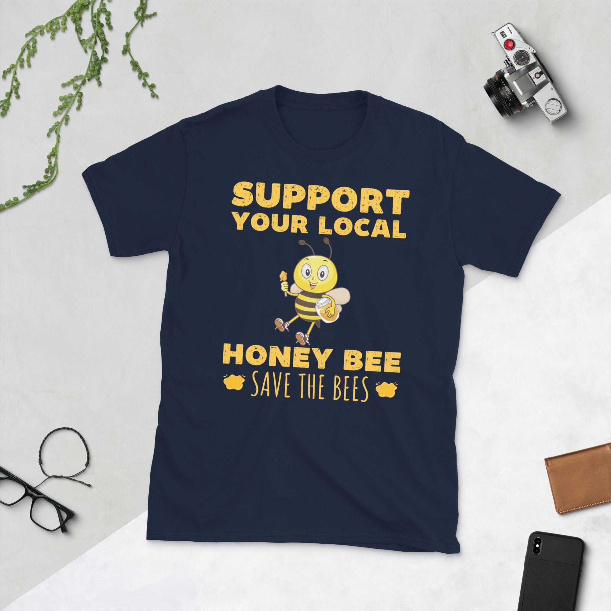 Save the Bees Shirt, Support Your Local Honey Bee, Beekeeping Tee, Funny Beekeeper Shirt Gift, Apiarist Tshirt, Gardener T Shirt, Bee Lover