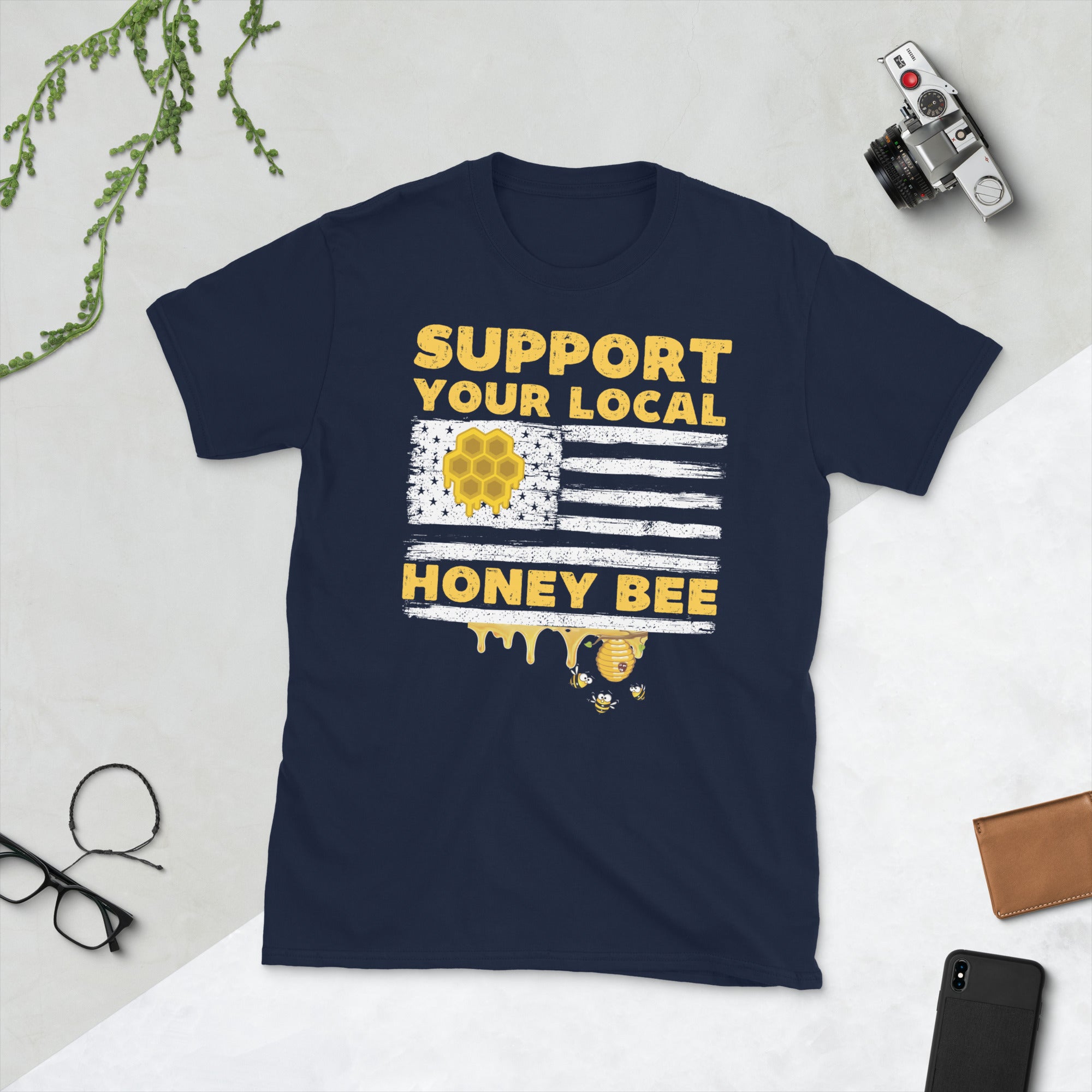 Save the Bees TShirt, Support Your Local Honey Bee, Beekeeping Tee, Funny Beekeeper Shirt Gift, Apiarist Tshirt, Gardener T Shirt, Bee Lover