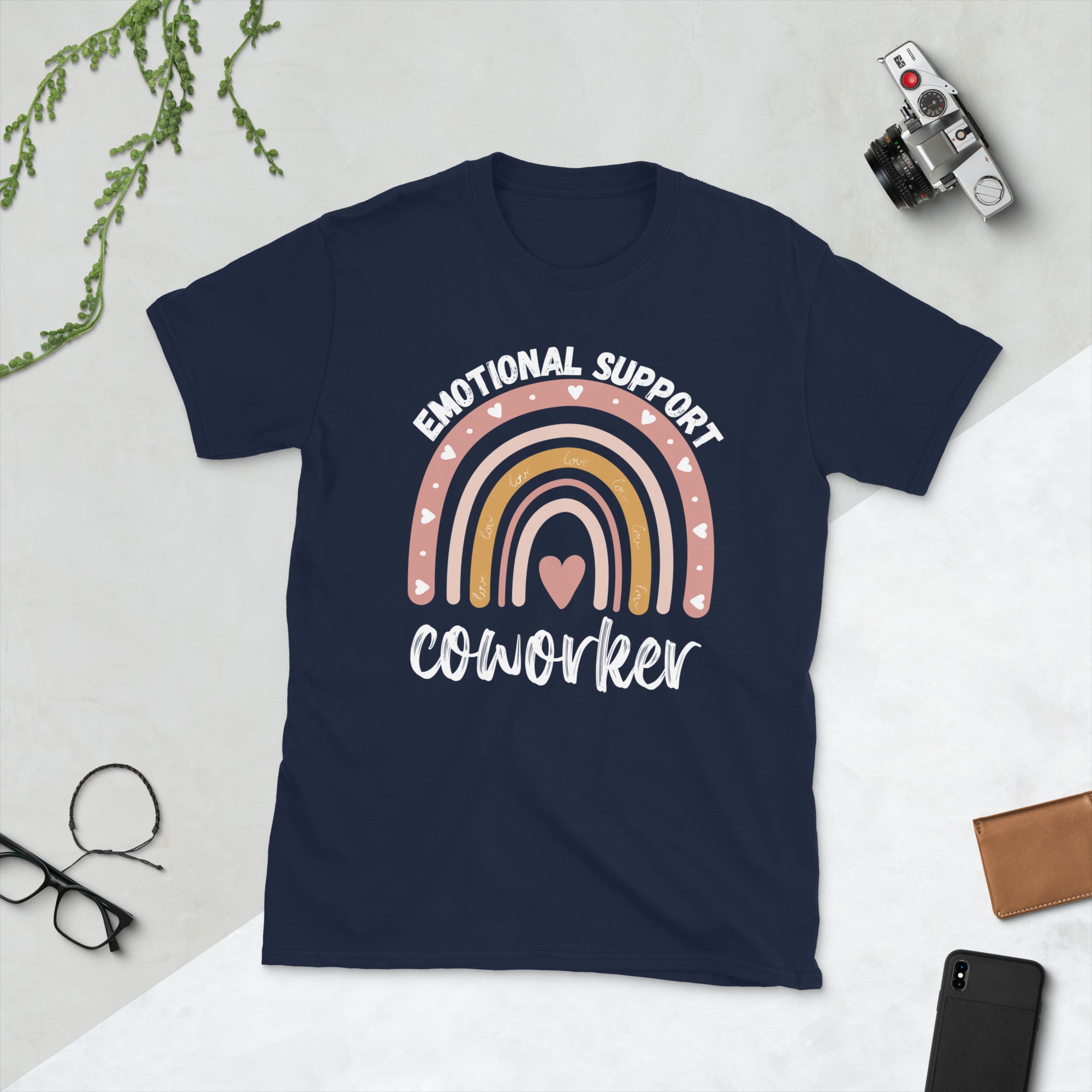 Camisa de compañero de trabajo de apoyo emocional, regalos de Bestie de trabajo, camiseta de Bestie de compañero de trabajo, camisas lindas del mejor compañero de trabajo, camiseta de idea de regalo de compañero de trabajo