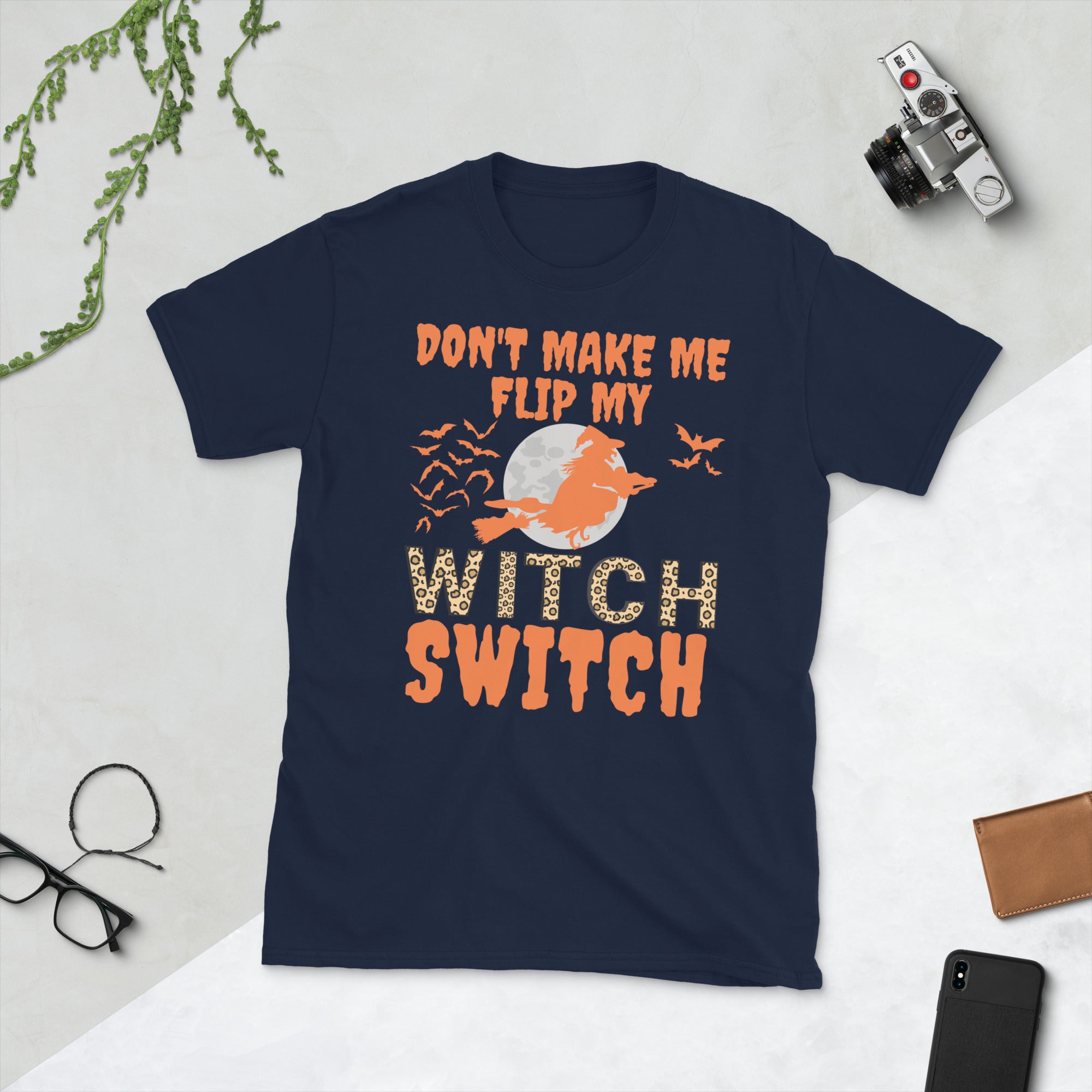 Don&#39;t Make Me Flip My Witch Switch Shirt, Funny Halloween Gift, Halloween Costume, Funny Gifts For Mom, Cute Halloween Witch Tshirt - Madeinsea©