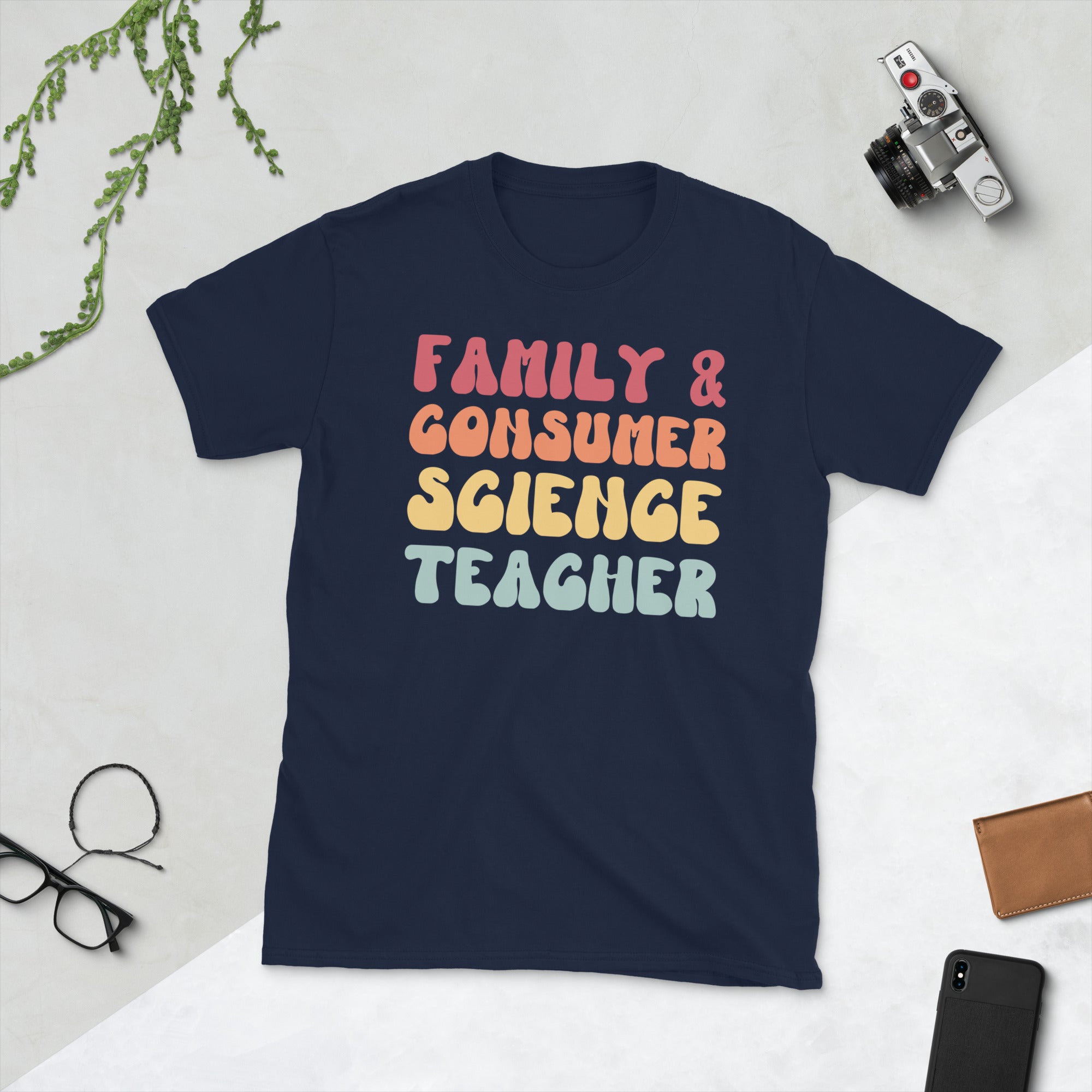 FCS Teacher Shirt, Family and Consumer Science Teacher Gifts, Teacher Love TShirt, Retro Teacher T-Shirt, Groovy FCS Teacher Tee - Madeinsea©