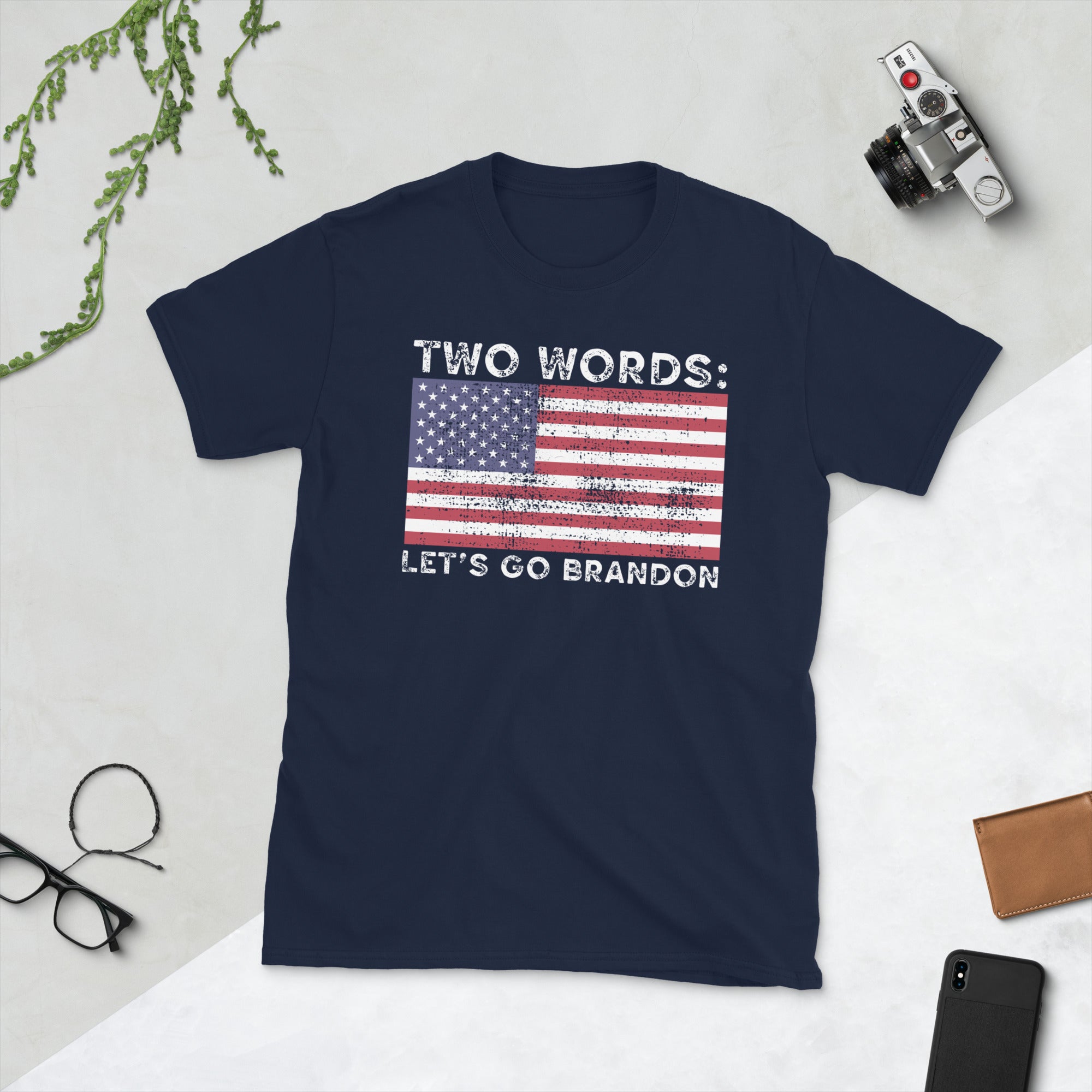 Two Words Lets Go Brandon Shirt, FJB Tshirt, Funny Joe Biden Shirt, Republican T Shirt, Conservative Gifts, Made In America Meme Tee - Madeinsea©