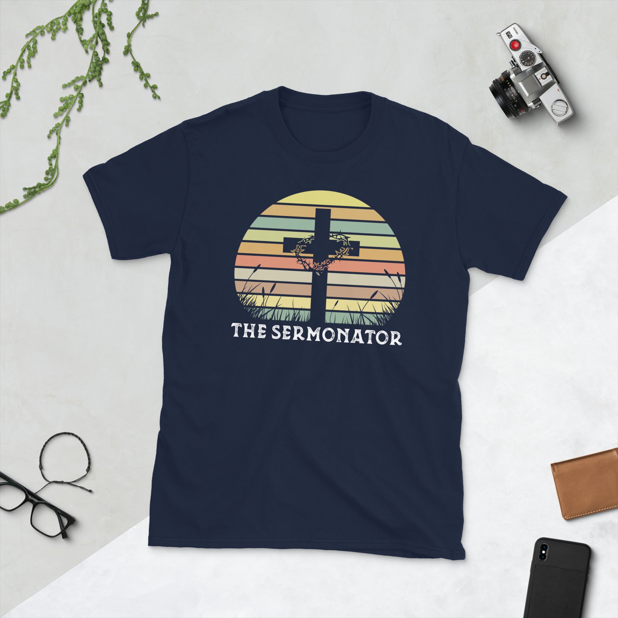 Retro Sermonator Shirt, Funny Preacher Gift, Pastor Shirt, Missionary T Shirt, Gifts For Pastor, Christian Preacher TShirt, Minister T-Shirt - Madeinsea©