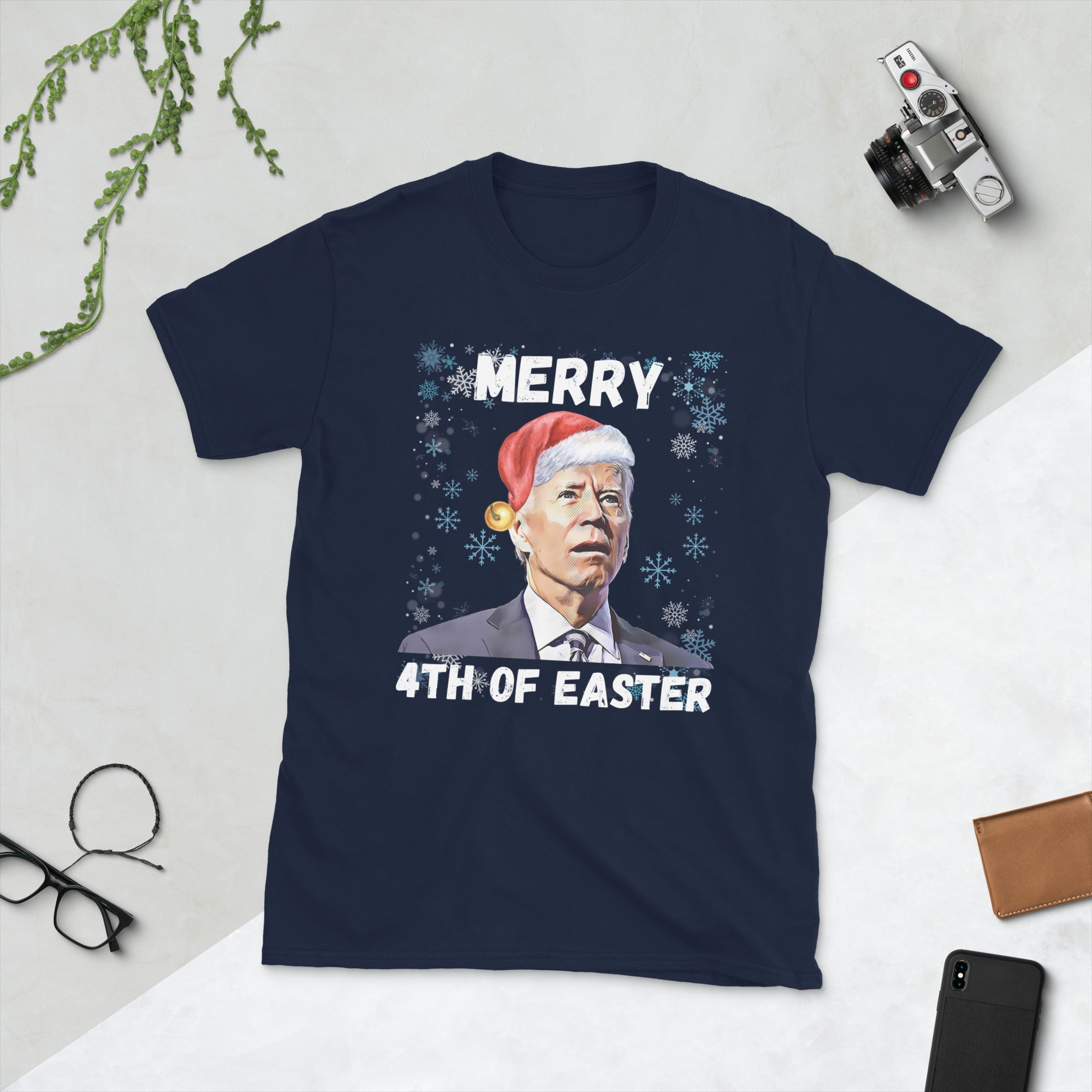 Merry 4th Of Easter Funny Xmas Joe Biden Confused, Anti Joe Biden Christmas Shirt, Funny Biden Xmas Tshirt, FJB Shirts Shirt - Madeinsea©