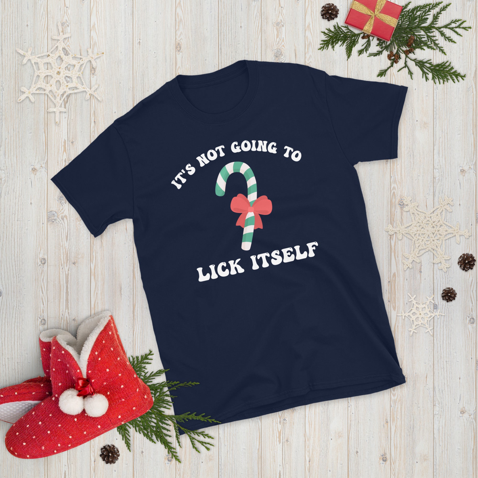 It&#39;s Not Going To Lick Itself, Xmas Sarcastic Shirt, Funny Christmas Shirt, Gifts For Christmas, Couples Gift, Naughty T-shirt, Xmas Gifts - Madeinsea©