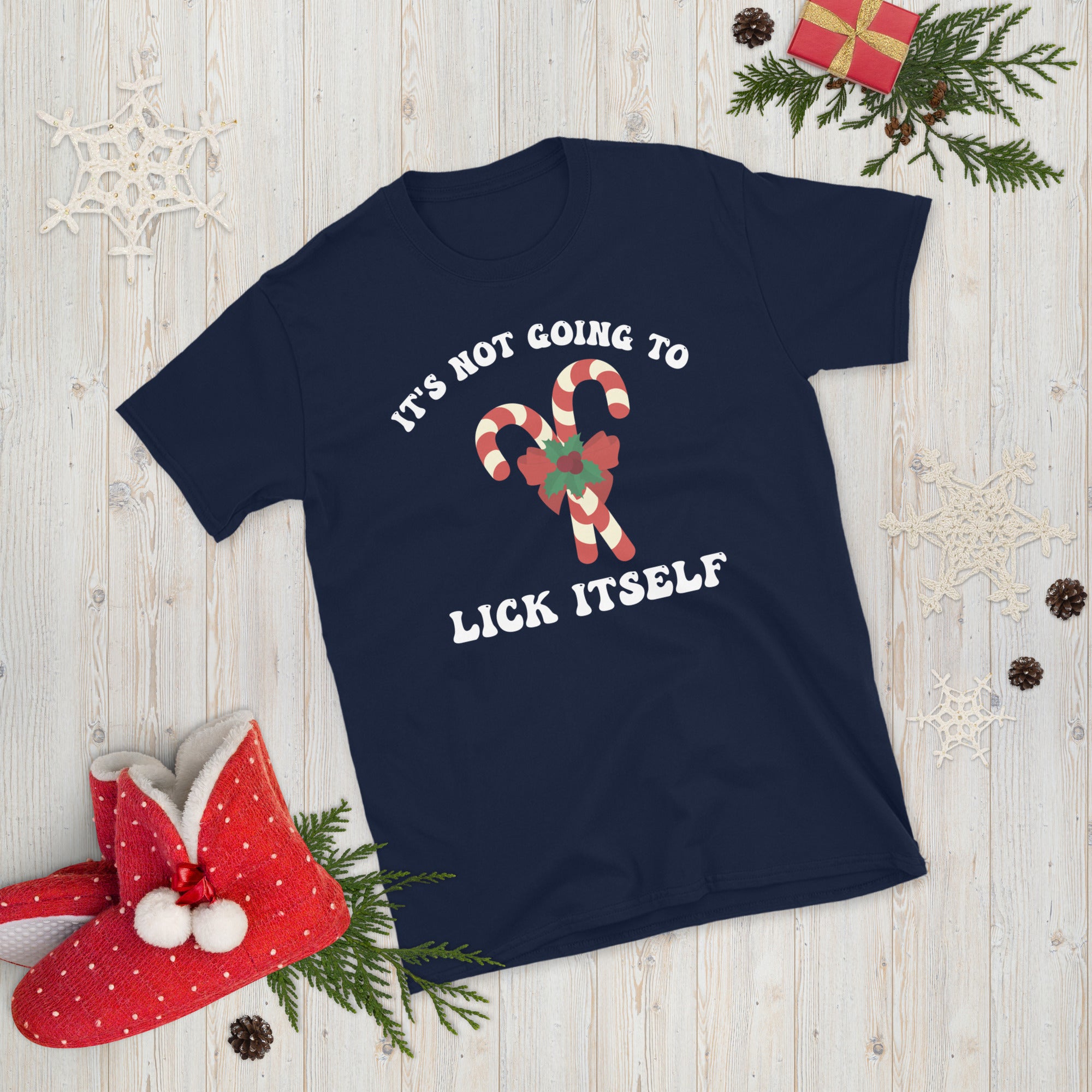 It&#39;s Not Going To Lick Itself, Xmas Sarcastic Shirt, Funny Christmas Shirt, Gifts For Christmas, Couples Gift, Naughty T-shirt, Xmas Gifts - Madeinsea©