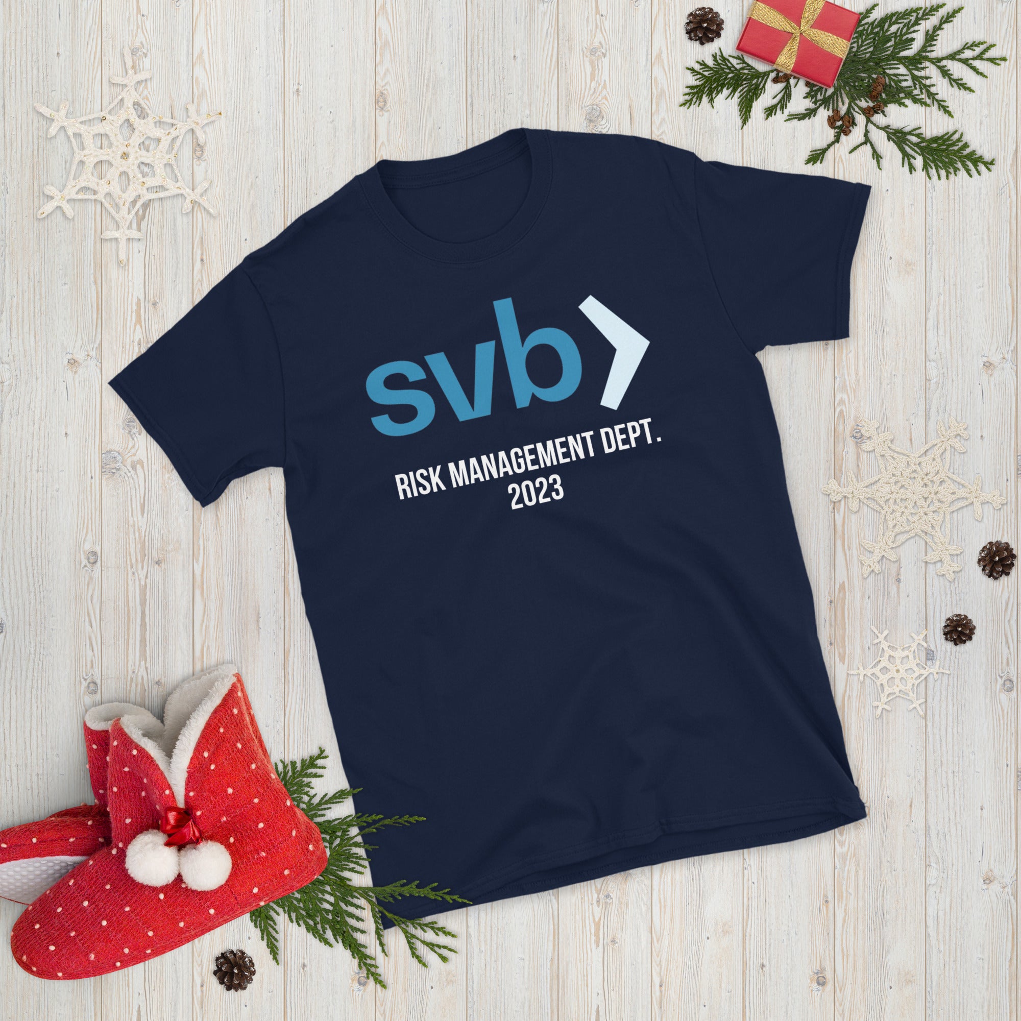 SVB Silicon Valley Bank Risk Management Shirt, SVB Bank Run, Risk Management Dept 2023, Funny Stock Market Tee, SVB Tshirt - Madeinsea©