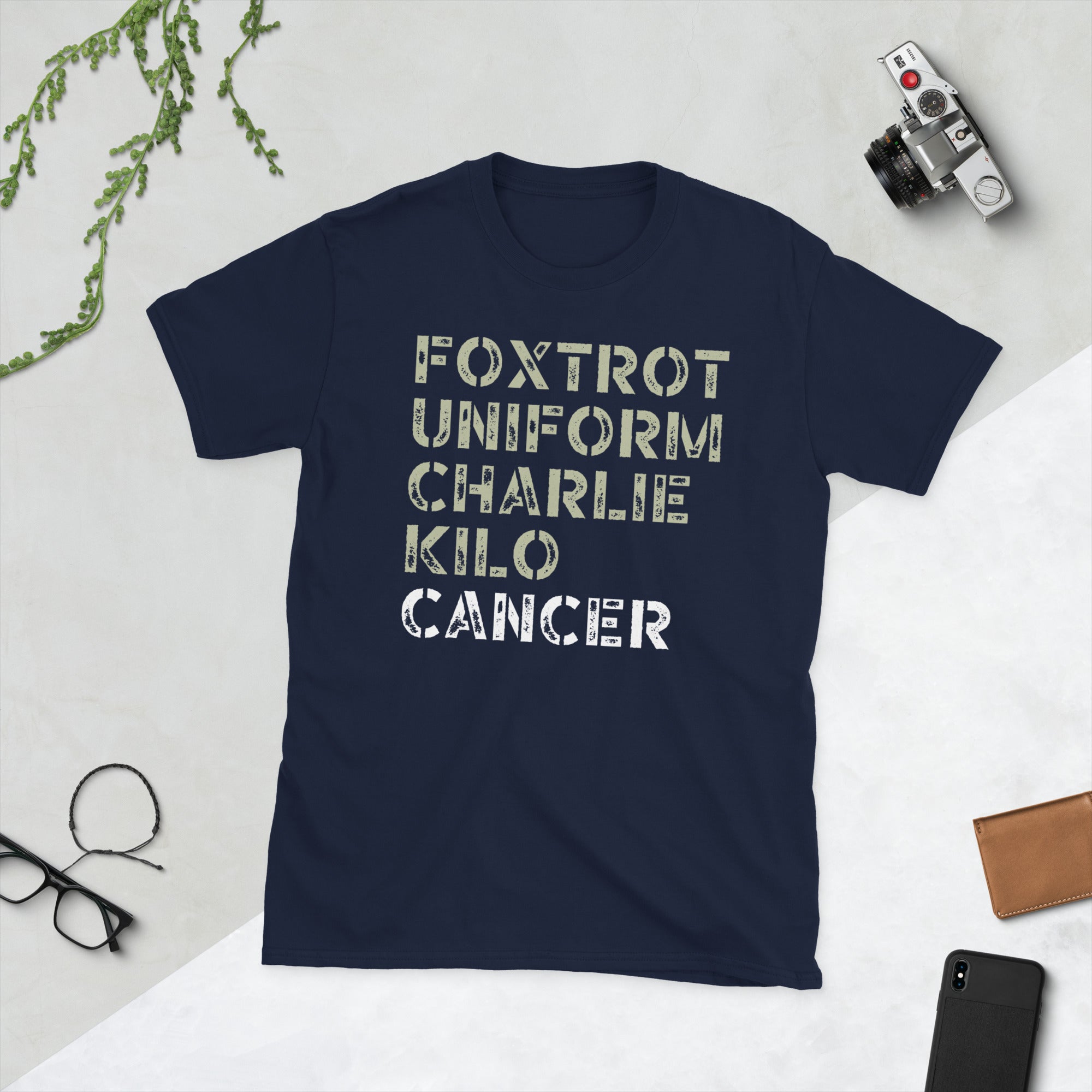 Foxtrot Uniform Charlie Kilo Cancer, Fuck Cancer Shirt, Cancer Awareness Shirt, Military Camo Tshirt, Cancer Survivor T-Shirt, Cancer Gifts - Madeinsea©