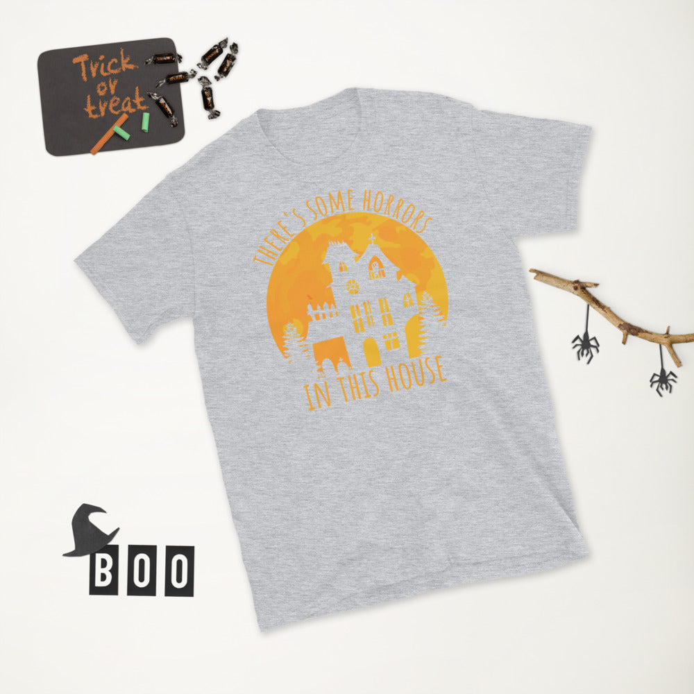 Theres some horrors in this house, Halloween Funny Horror Shirt, Haunted House Halloween Horror Shirt, Halloween Horror Nights Shirt - Madeinsea©
