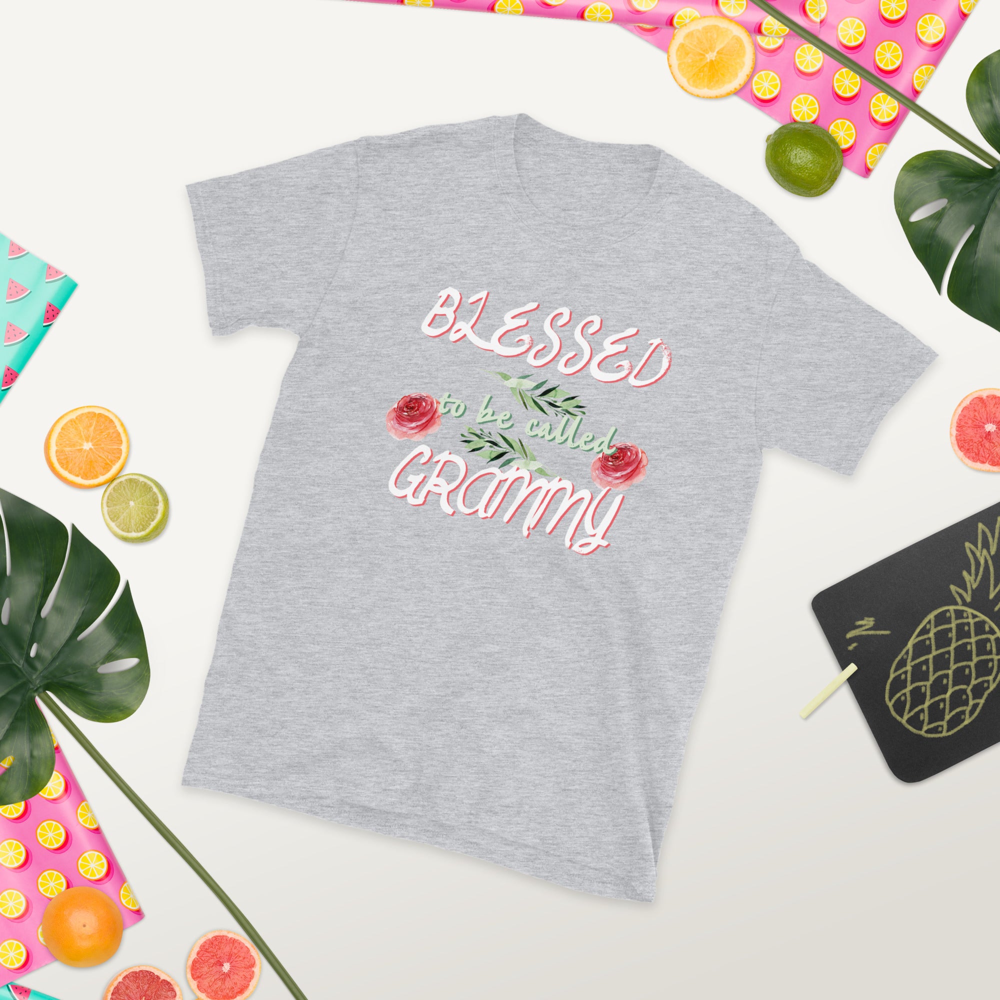 Blessed To Be Called Grammy T-shirt, Grammy Shirt, Blessed Grammy Tee, Gift For Grammy, Grammy Christmas Gift, Grandma Floral Shirt - Madeinsea©