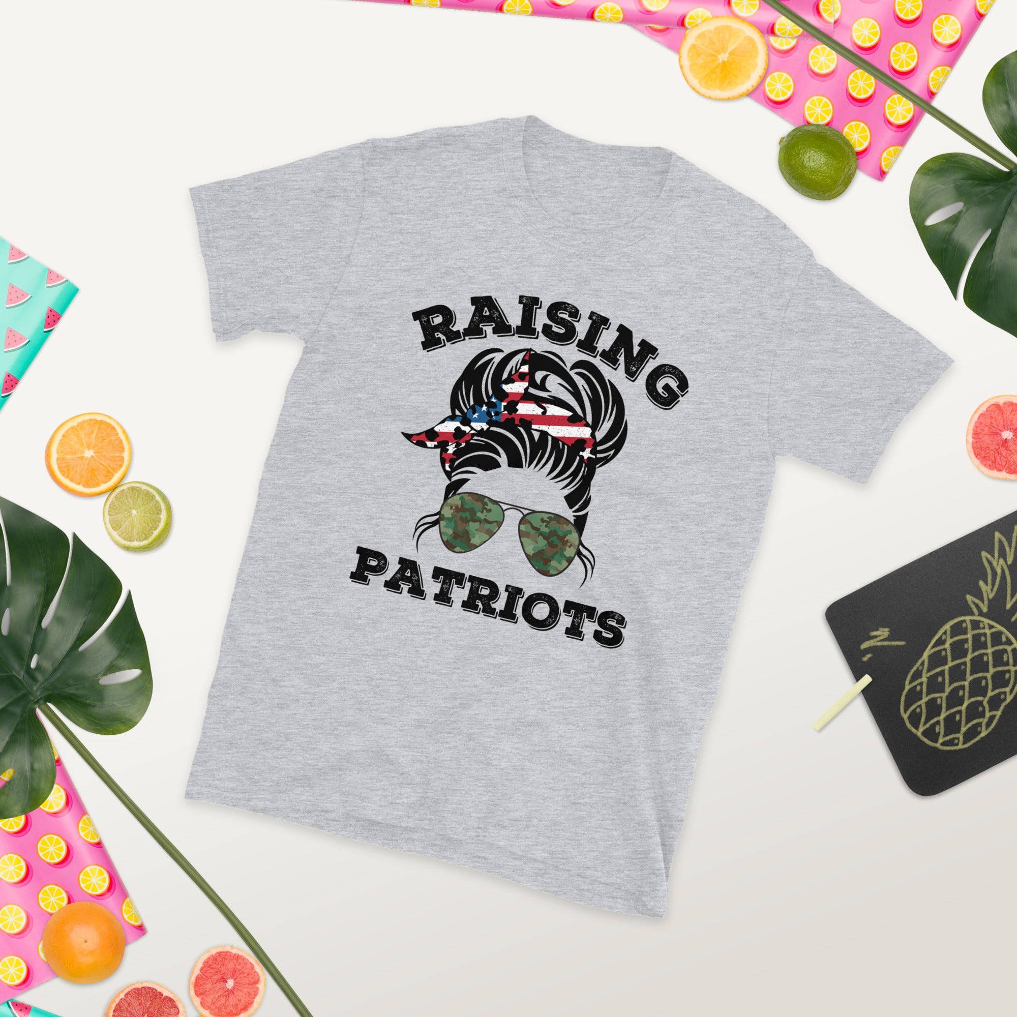 Raising Patriots Shirt, Patriot Mom T-Shirt, Republican Mom Shirt, American Mom, Conservative Mom Gifts, Raising Lions, USA Mom Gifts - Madeinsea©