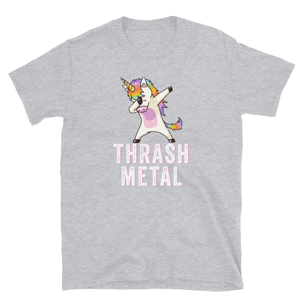 Funny Thrash Metal Shirt, Unicorn Metal Shirt, Dabbing Unicorn Shirt, Thrash Metal Gift, Sarcastic Thrash Metal Shirt - Madeinsea©