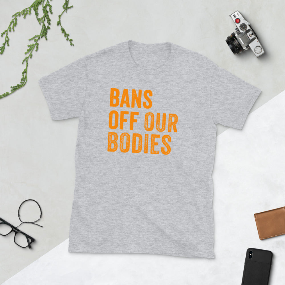 T-Shirt „Bans Off Our Bodies“, Abtreibungsrecht, texanisches Abtreibungsgesetz, reproduktive Rechte, gegen Abtreibungsverbot, Frauenrechte