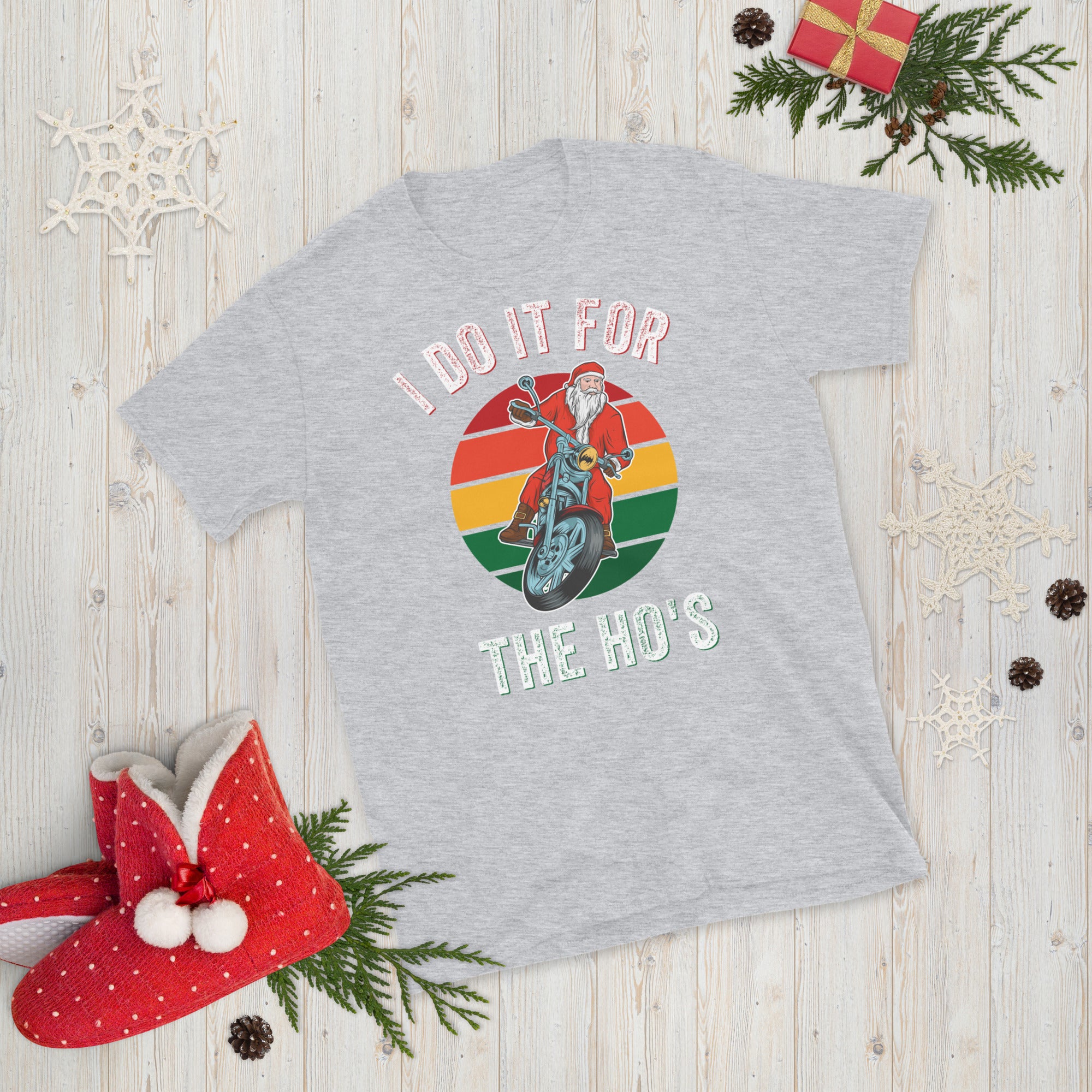 I Do It For The Hos Shirt, Rude Christmas Shirt, Santa Face Shirt, Santa Face Shirt, Rude Xmas Shirt, Offensive Xmas Gifts, Joke Xmas