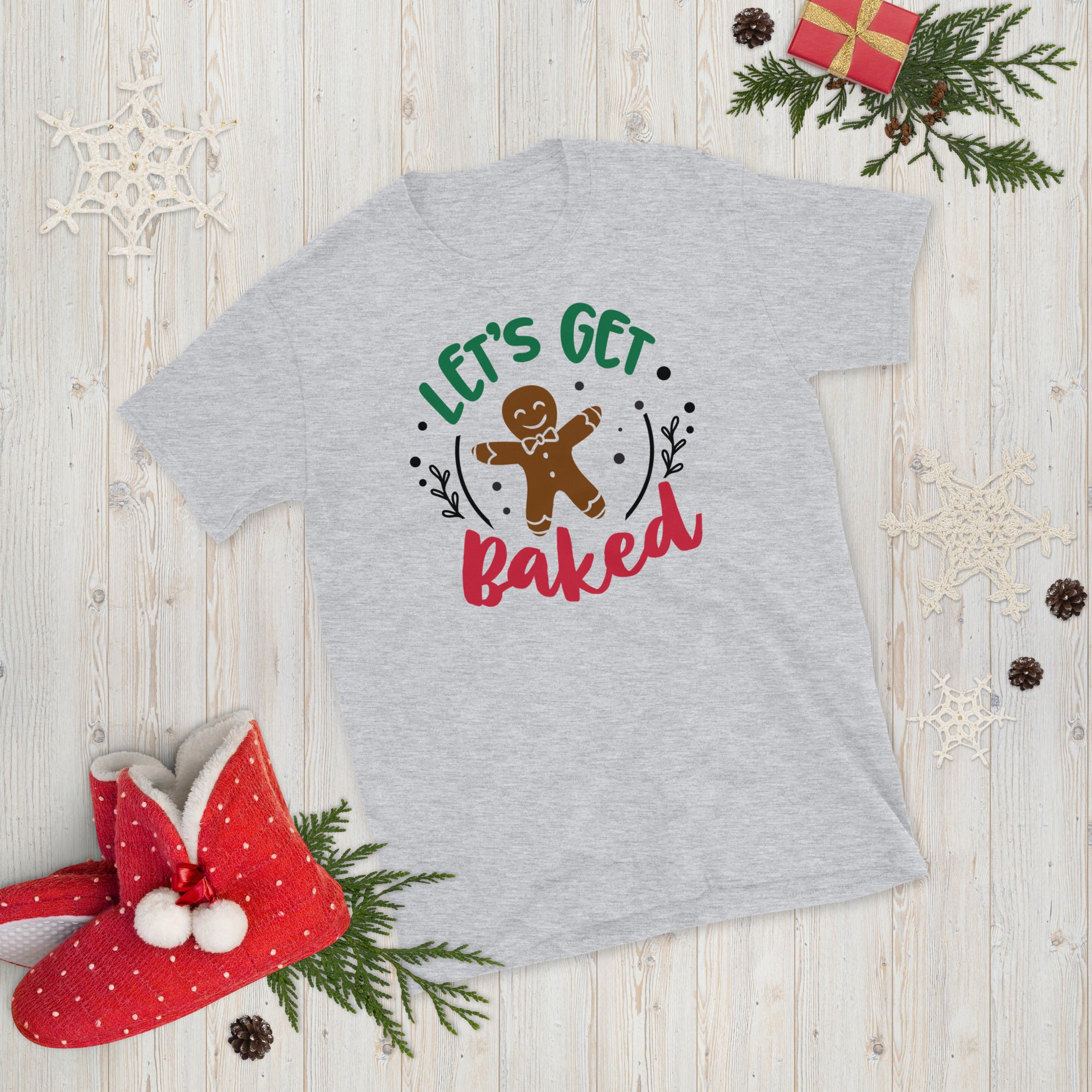 Let&#39;s Get Baked Shirt, Christmas Shirt, Funny Christmas Shirt, Xmas Baking Shirt, Gingerbread Shirt, Wine Christmas Shirt, Christmas Party - Madeinsea©