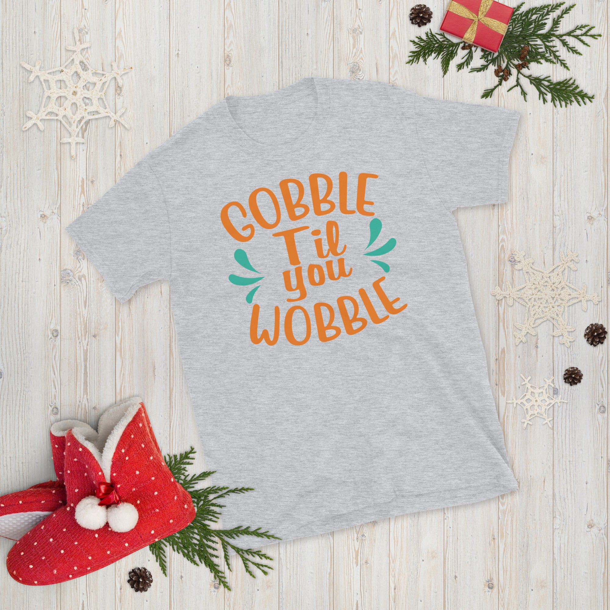 Gobble Gobble Til You Wobble T-shirt, Funny Thanksgiving Shirt, Thanksgiving Dinner, Thanksgiving Gift, Funny Turkey Shirt, Thanksgiving Tee - Madeinsea©