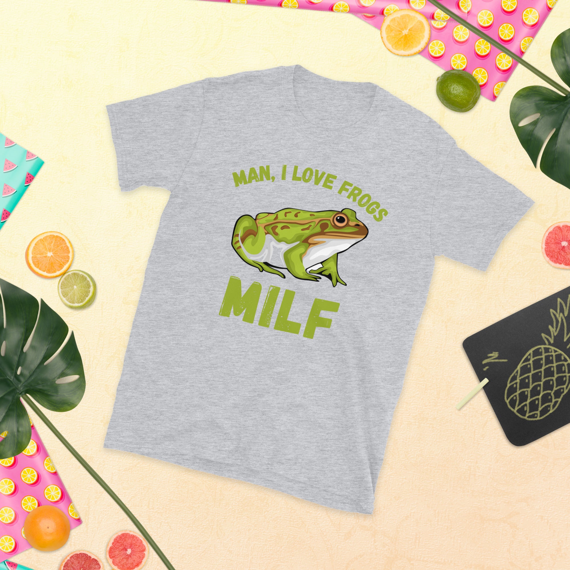 Funny MILF Man I Love Frogs T-Shirt, MILF Frogs Shirt, MILF Meme TShirt, Frog Meme T Shirt, Frog Lovers Gift, Funny Frog Gifts - Madeinsea©