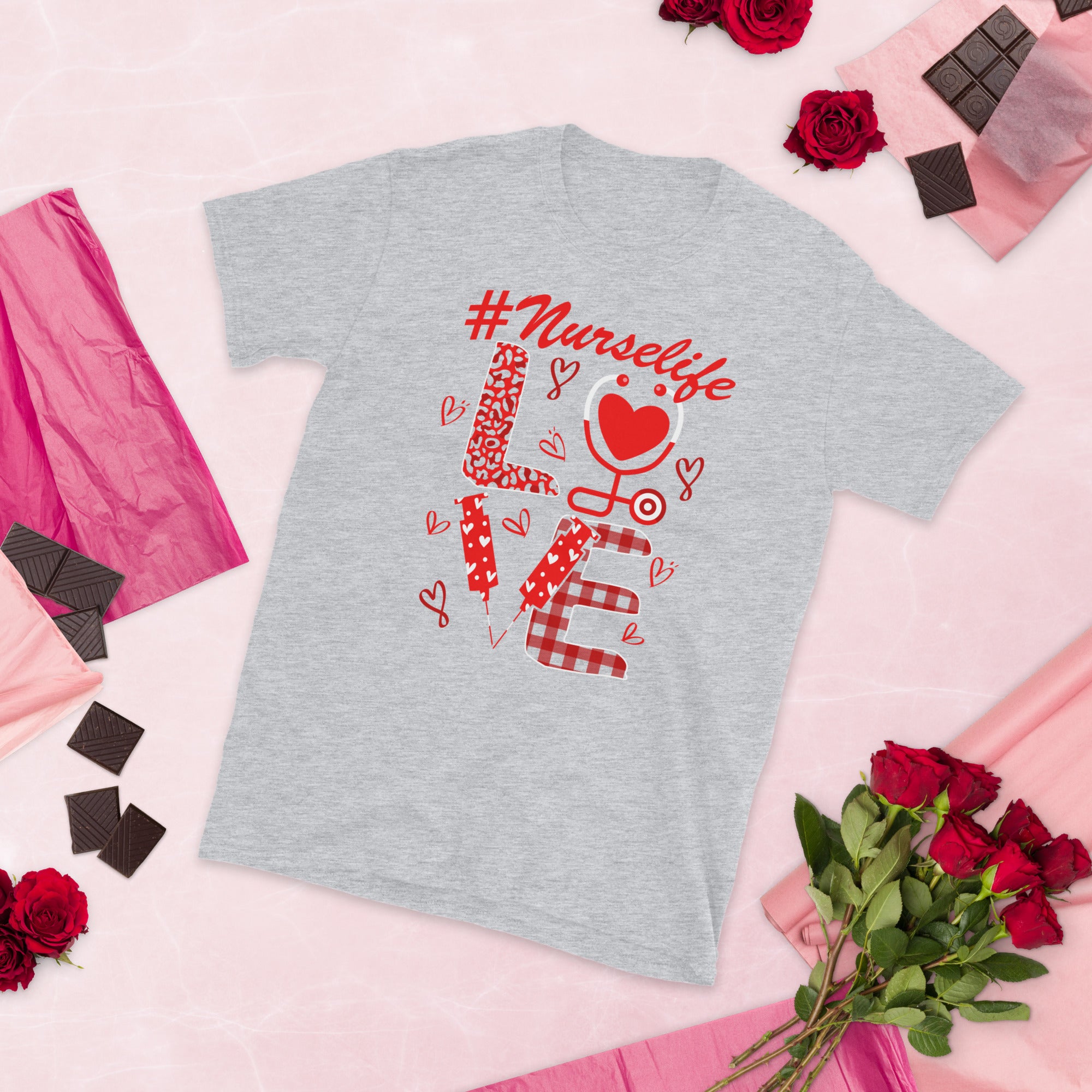 T-shirt de Saint-Valentin pour infirmière, Saint-Valentin pour infirmière, cadeaux pour infirmière, t-shirt de Saint-Valentin, étudiant en soins infirmiers, infirmière préférée de Cupidon, cadeaux pour infirmière autorisée