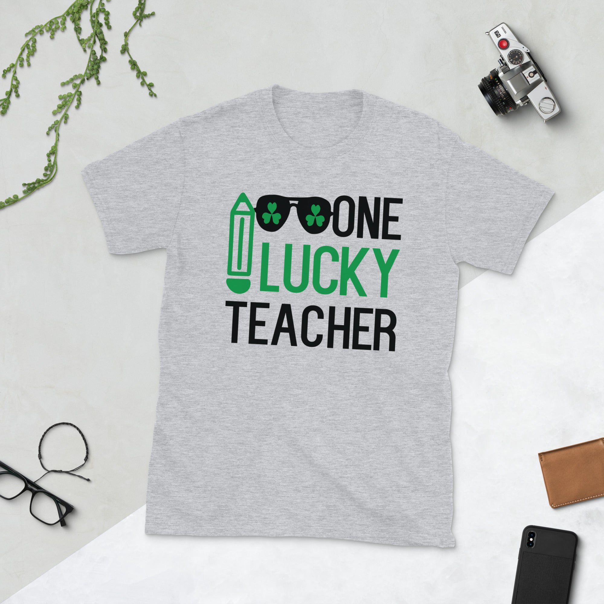 One Lucky Teacher Shirt, St Patricks Day Teacher Shirt,Lucky Shirt, St Patrick&#39;s Day TShirt, Shamrock T-Shirt, St. Patty&#39;s Gifts,Teacher Tee - Madeinsea©