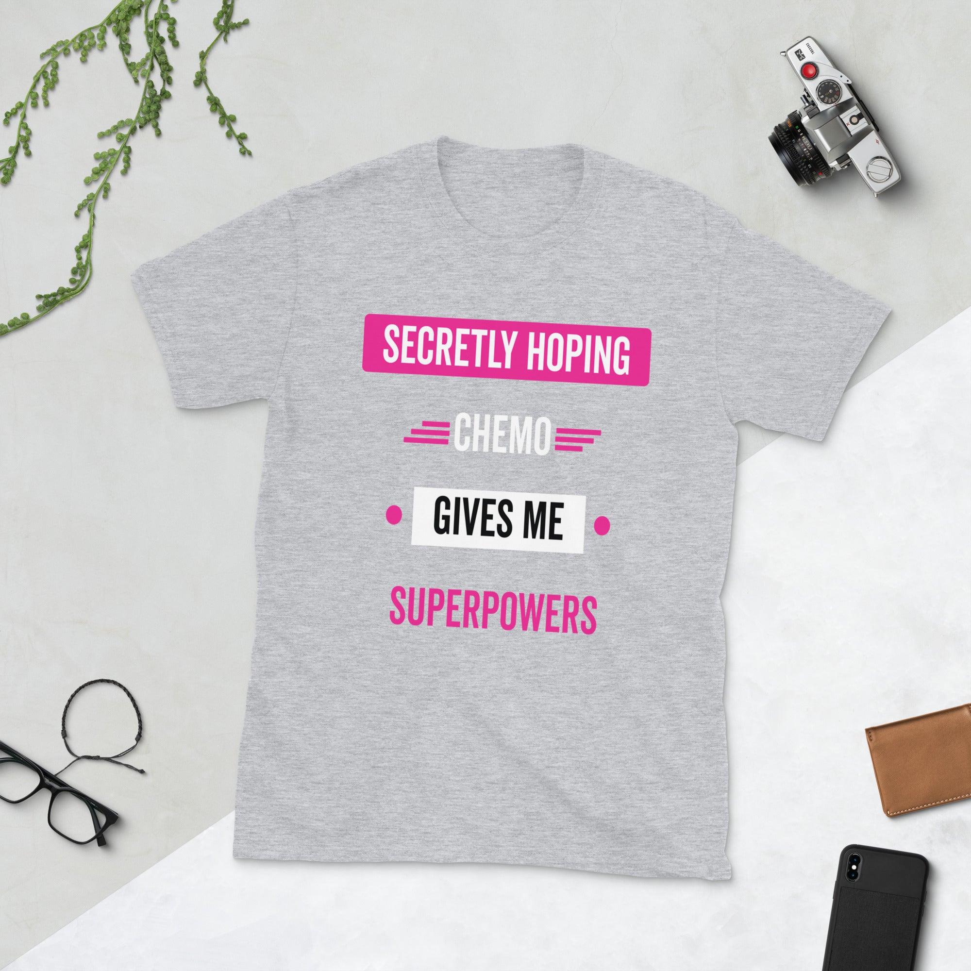 Secretly Hoping Chemo Gives Me Superpowers Shirt, Funny Chemo Gift, Funny Cancer Chemo T-Shirt, Cancer Survivor TShirt, Gifts for Women - Madeinsea©