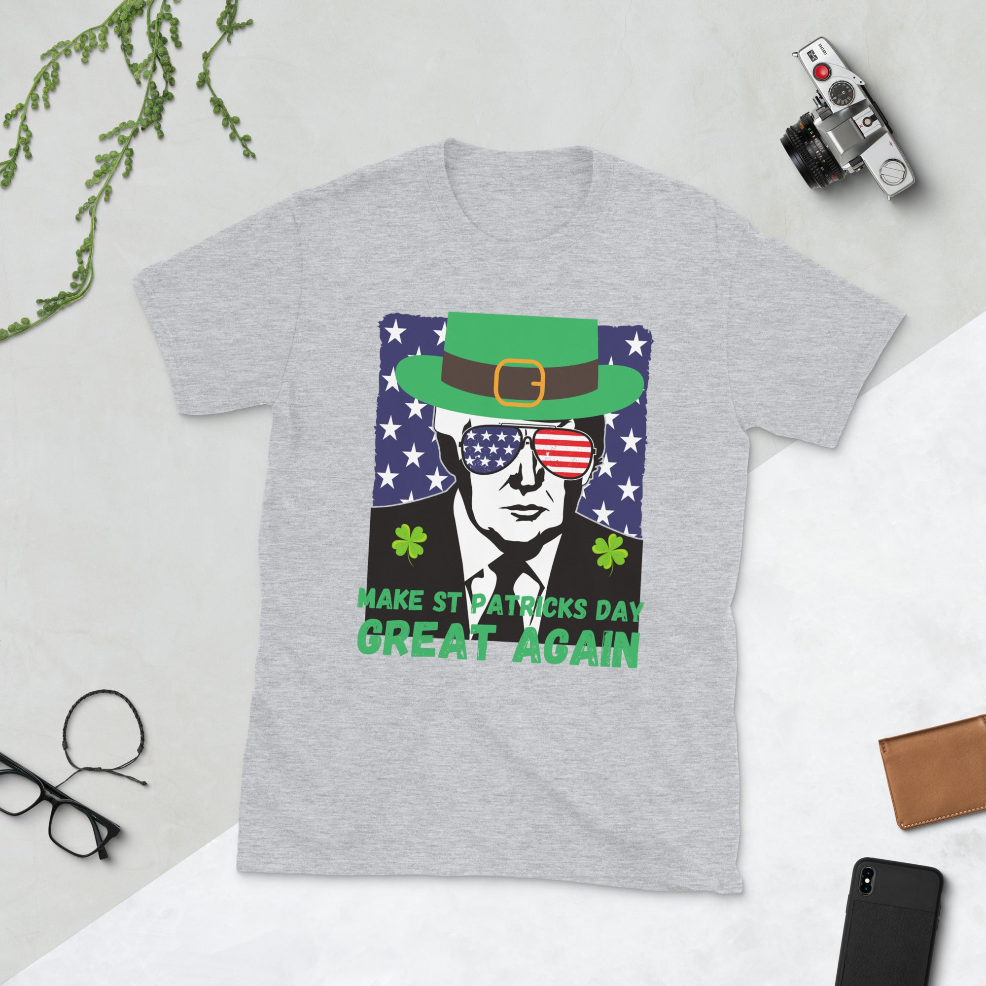 Donald Trump Make St Patrick&#39;s Day Great Again, Funny St Patrick&#39;s Shirt, Republican Gifts, St Patricks Shirt for Men, Irish Women Gift Tee - Madeinsea©