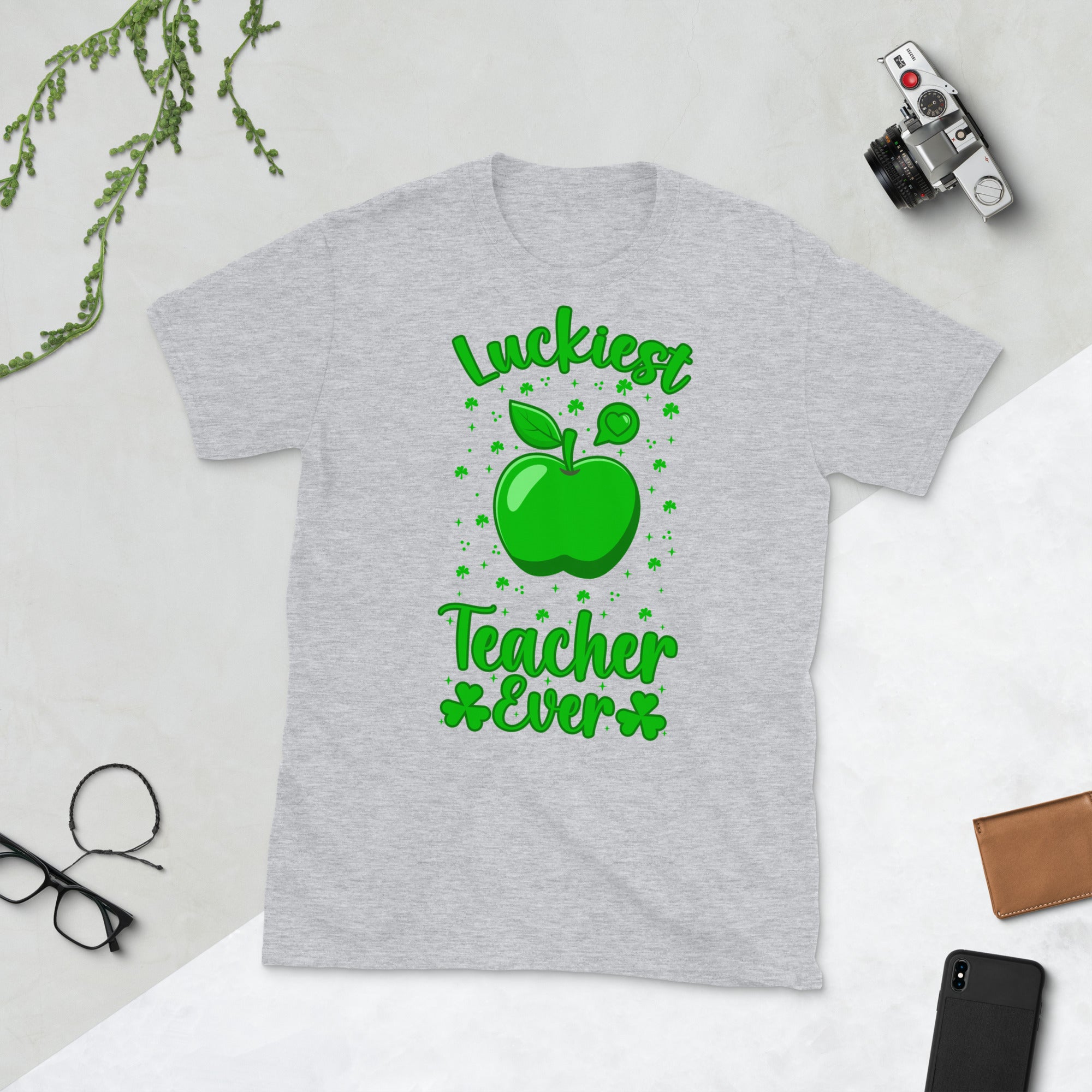 Luckiest Teacher Ever, St Patricks Day Teacher Shirt, Teacher Shirt, St Patricks Day Teacher Gifts, Irish Teacher TShirt, One Lucky Teacher - Madeinsea©