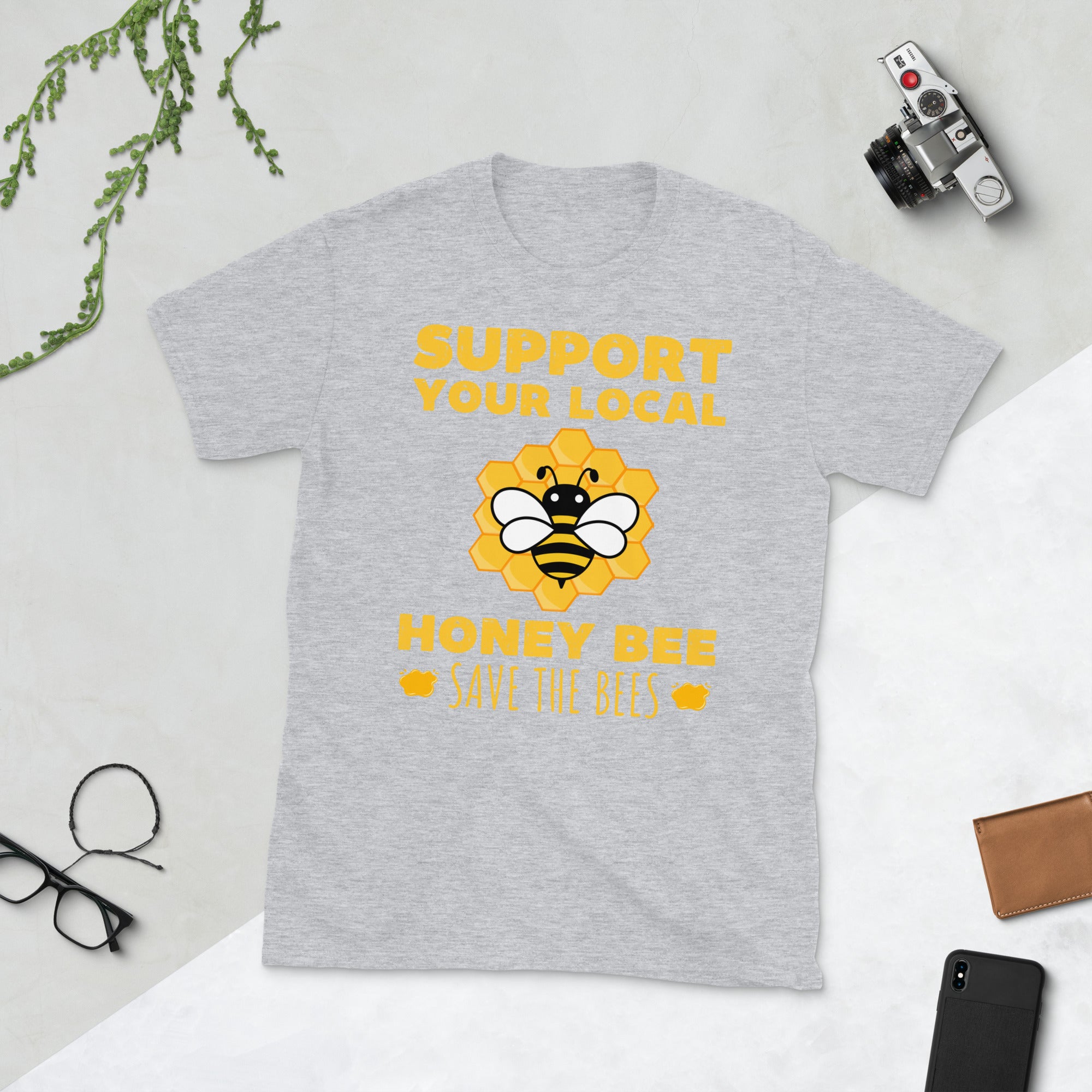 Save the Bees Shirt, Support Your Local Honey Bee, Beekeeping Tee, Funny Beekeeper Shirt Gift, Apiarist Tshirt, Gardener T Shirt, Bee Lover