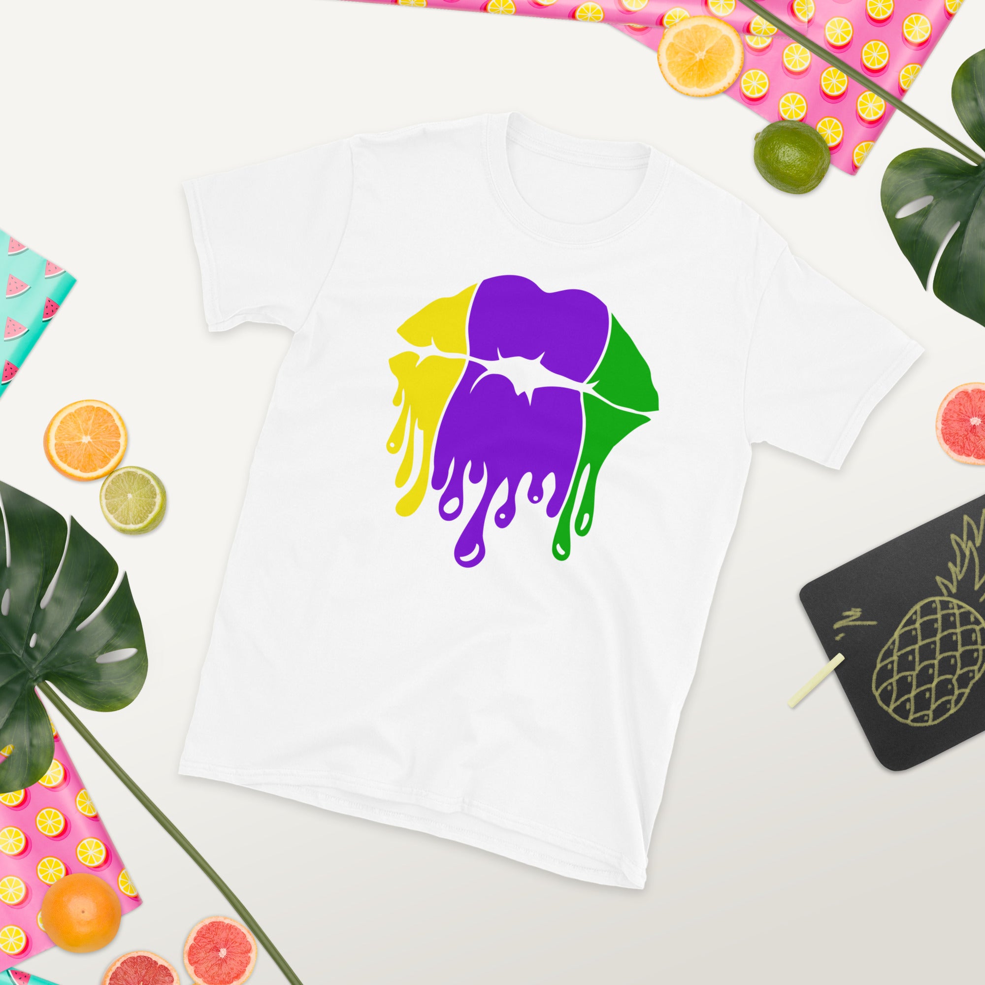 Mardi Gras Lips Shirt, Mardi Gras Shirt, Mardi Grass Lips Tee, Lips Shirt, Mardi Kiss TShirt, Mardi Gras Carnival Lover Gifts, Parade Tee - Madeinsea©