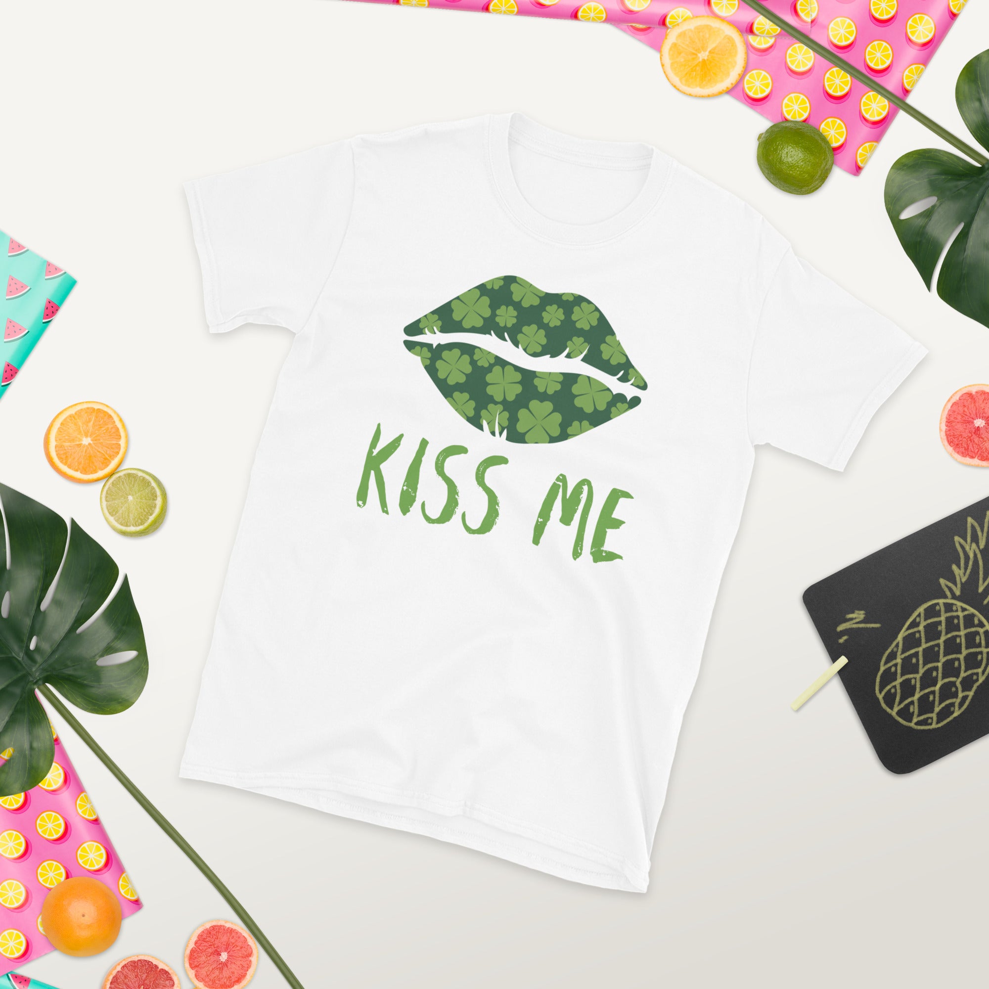 Lucky Kiss Shirt, St Patricks Day Shirt, Lucky TShirt, Saint Patricks Lips Shirt, St Patrick&#39;s Day Gifts, St Paddys Womens Gift Shirt - Madeinsea©