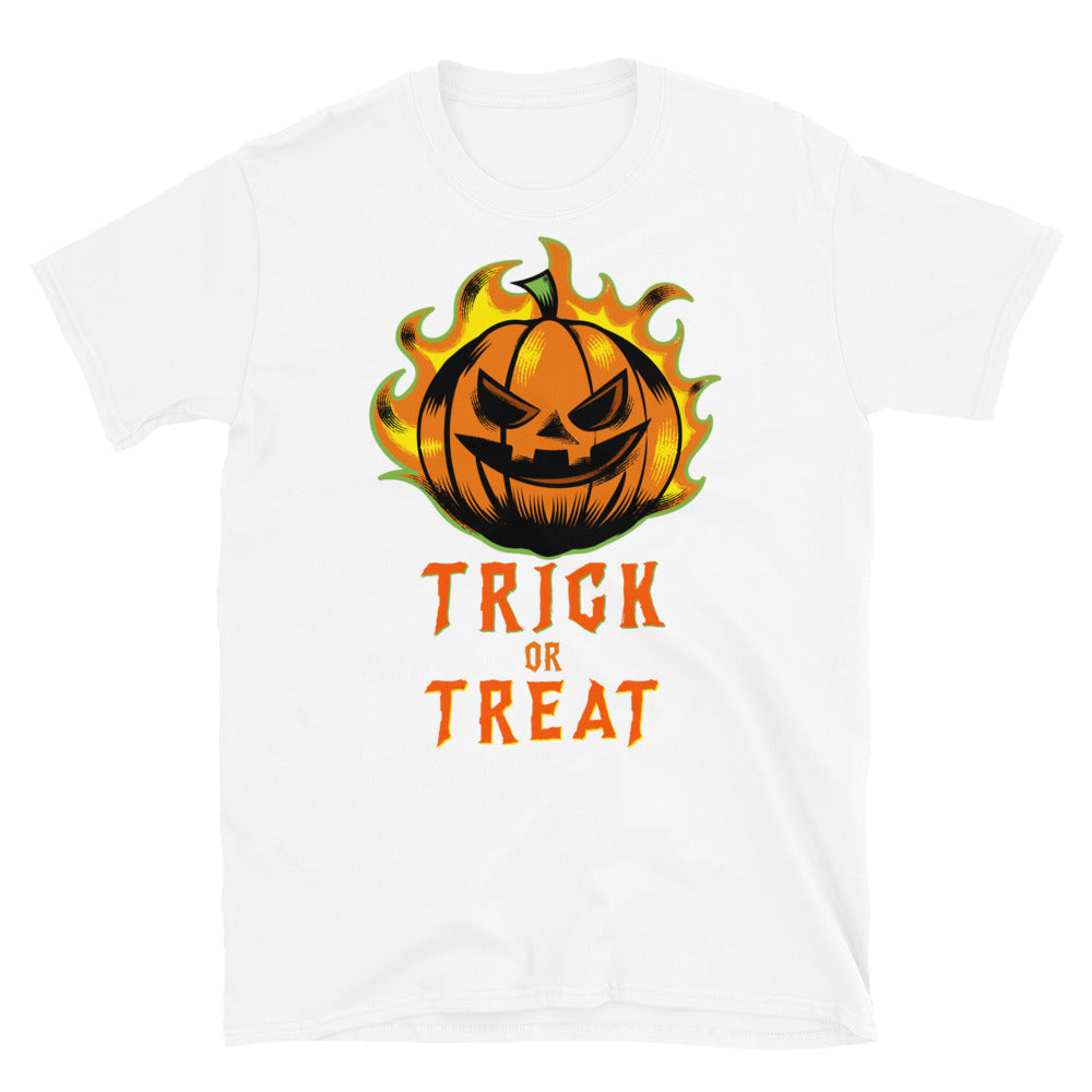 Trick or Treat TShirt, Expressive pumpkins, Spooky Halloween T Shirt, Halloween Pumpkin Shirt, Funny Halloween T-Shirt, Cute Pumpkin Gifts - Madeinsea©