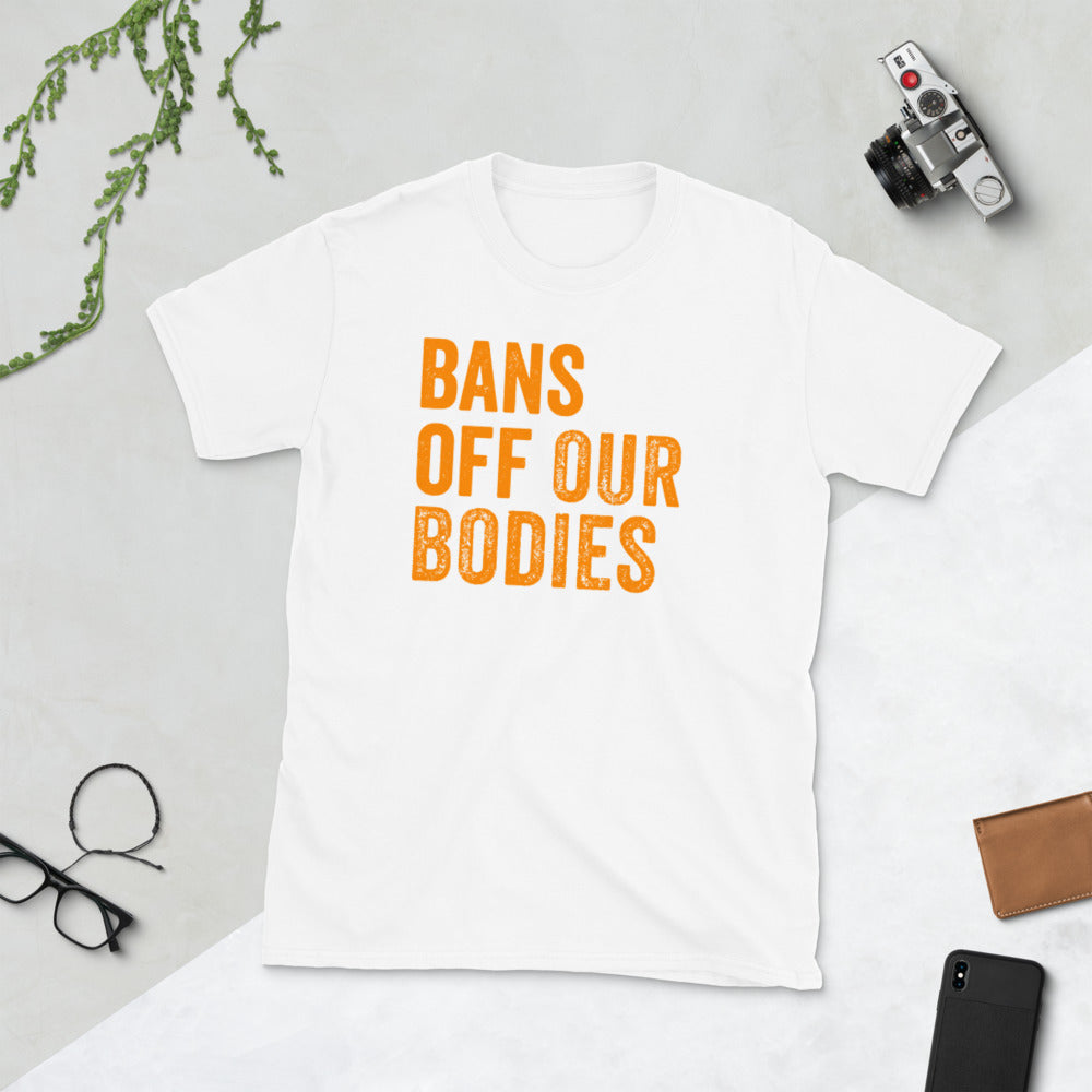 T-Shirt „Bans Off Our Bodies“, Abtreibungsrecht, texanisches Abtreibungsgesetz, reproduktive Rechte, gegen Abtreibungsverbot, Frauenrechte