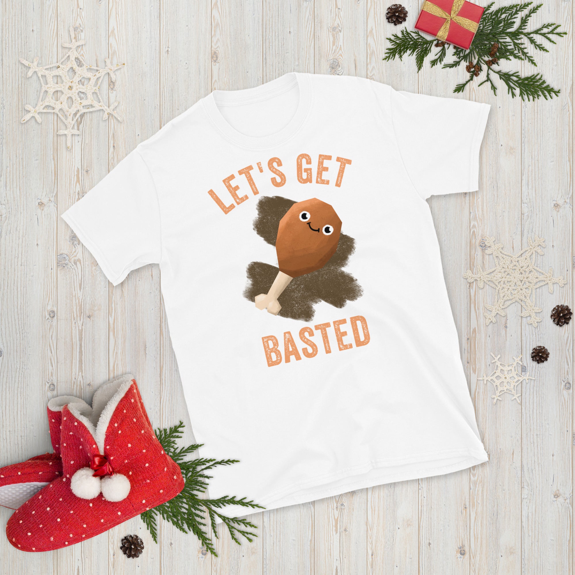 Let&#39;s Get Basted Thanksgiving Shirts, Family Thanksgiving Shirt, Thanksgiving Gift Shirts, Funny Thanksgiving Shirts, Matching Shirt - Madeinsea©