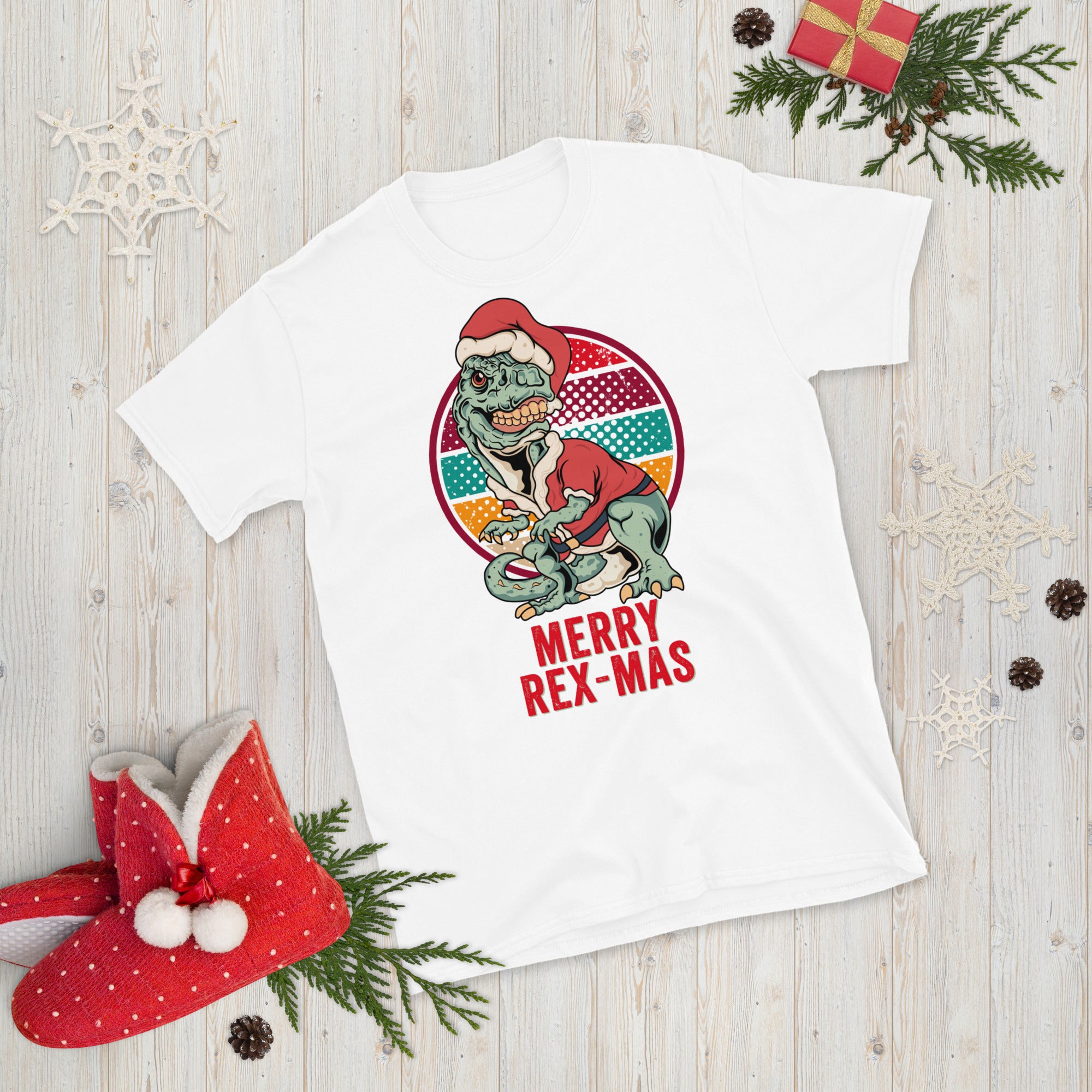 Merry Rexmas Shirt, T Rex Christmas Shirt, Dinosaur Christmas Shirt, Santasaurus shirt, Christmasaurus Rex, Xmas Dino Shirt, Santa Dino Tee - Madeinsea©