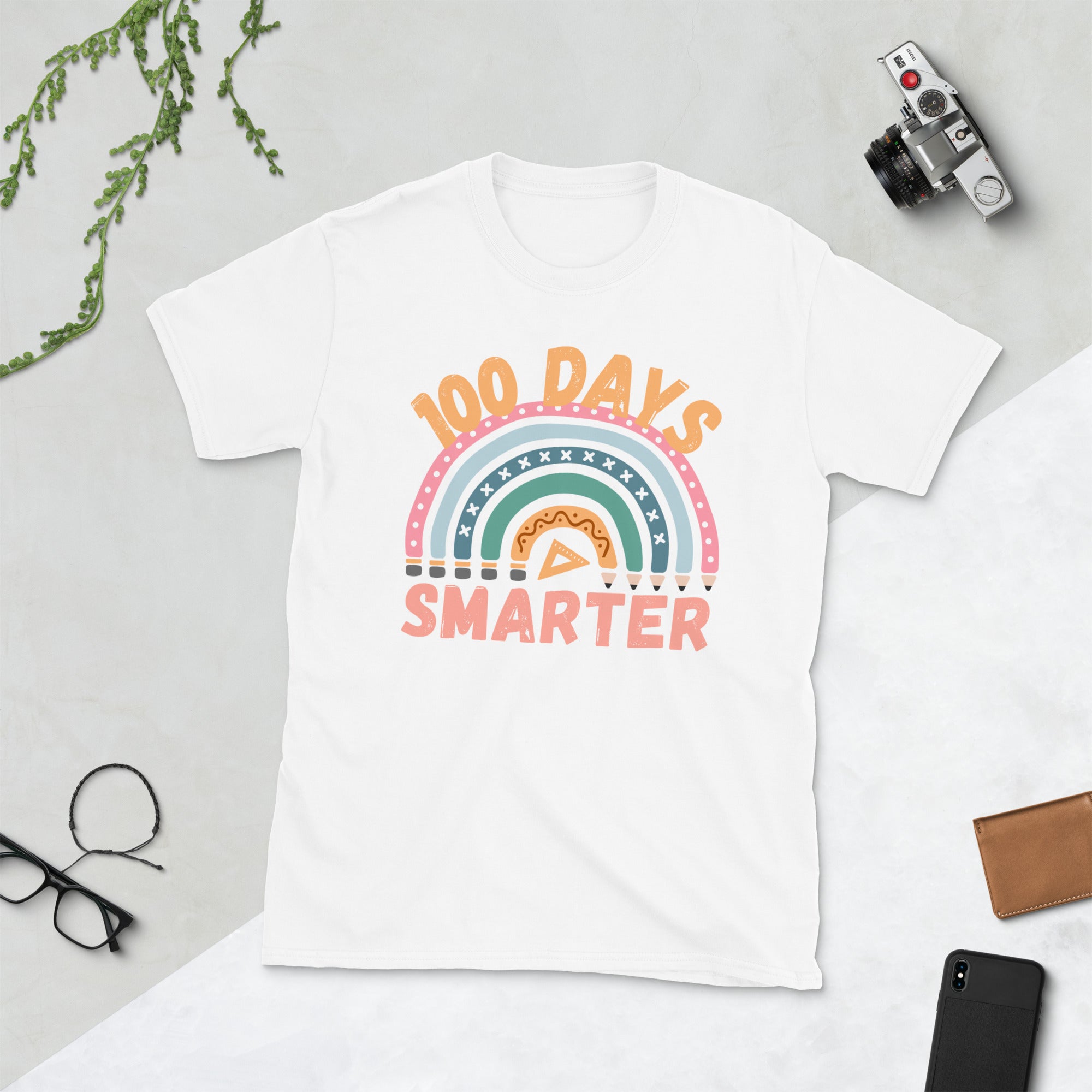 100 Days Smarter Teacher Shirt, 100 Days of School Shirt Teacher, Math Teacher TShirt, Algebra Teacher Gifts, 100 Days of School Gift